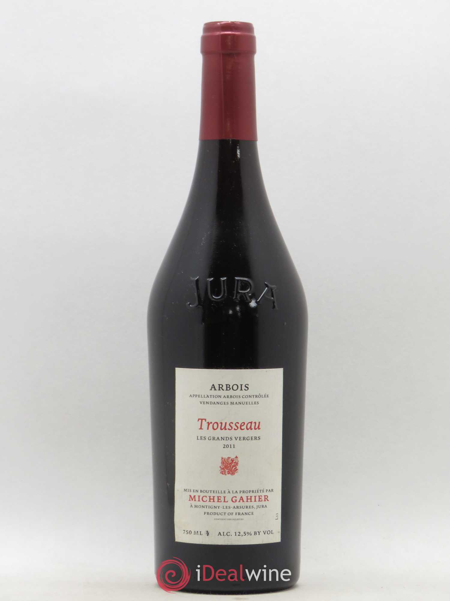 Arbois Trousseau Les Grands Vergers Domaine Michel Gahier 2011 - Posten von 1 Flasche - 0