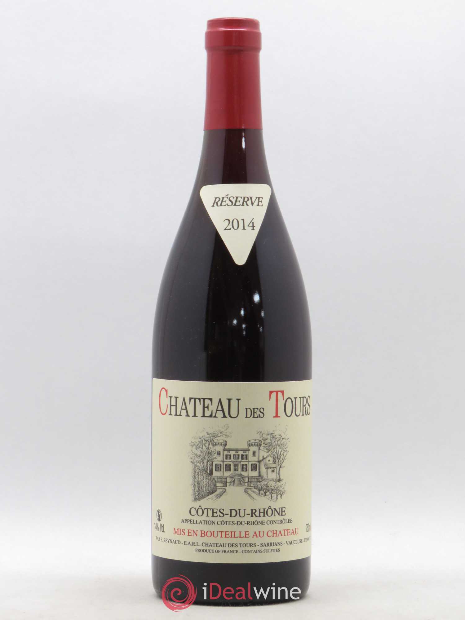 Côtes-du-Rhône Château des Tours Emmanuel Reynaud 2014 - Lot de 1 bouteille - 0