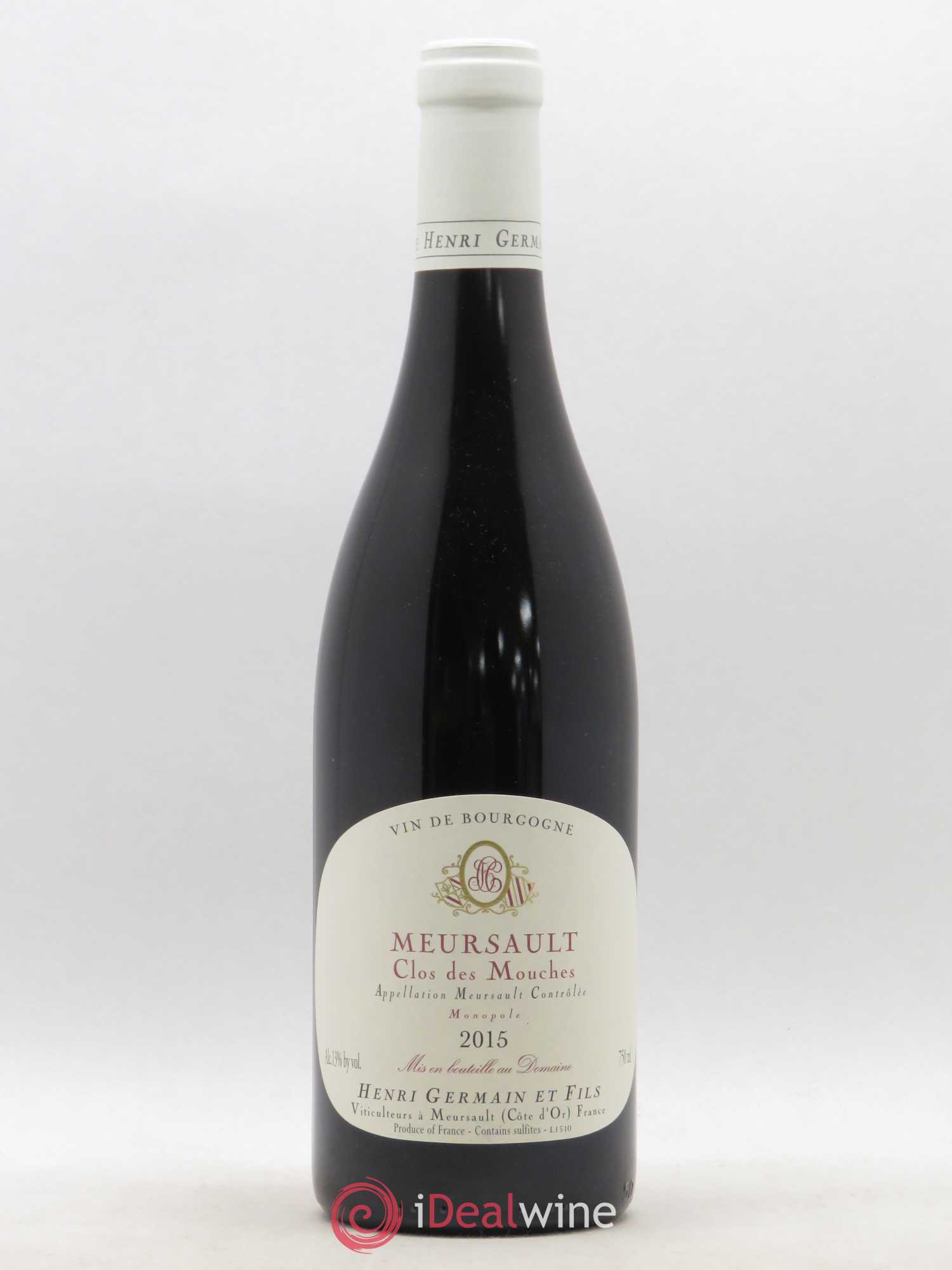 Meursault Clos des Mouches Domaine Henri Germain et Fils 2015 - Posten von 1 Flasche - 0