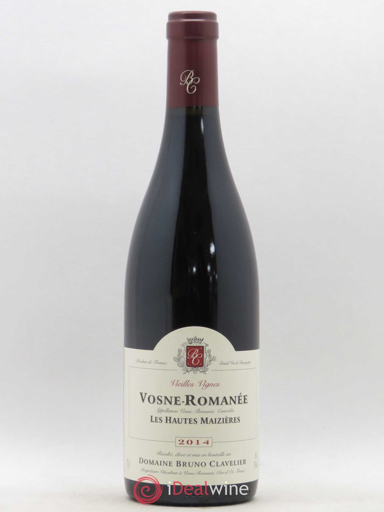 Vosne-Romanée Vieilles Vignes Les Hautes Maizières Bruno Clavelier (sans prix de réserve) 2014 - Lot de 1 bouteille - 0