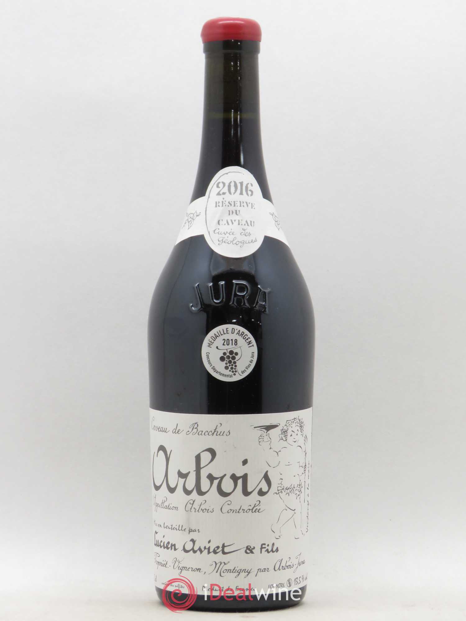 Arbois Trousseau Poussot Cuvée Des Géologues Domaine Lucien Aviet et Fils 2016 - Posten von 1 Flasche - 0
