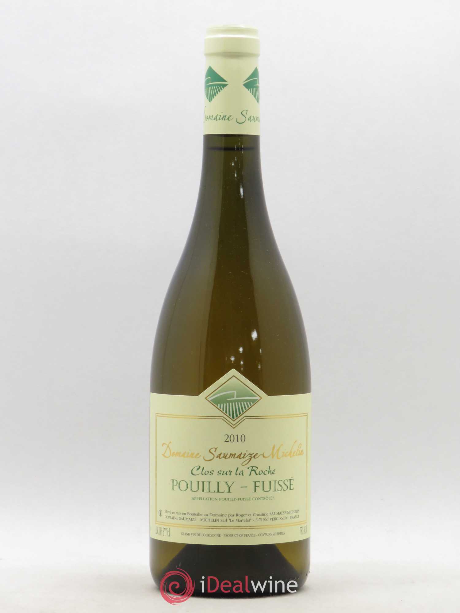 Pouilly-Fuissé Ampelopsis Robert Saumaize-Michelin (Domaine) Clos sur la Roche 2010 - Lot de 1 bouteille - 0