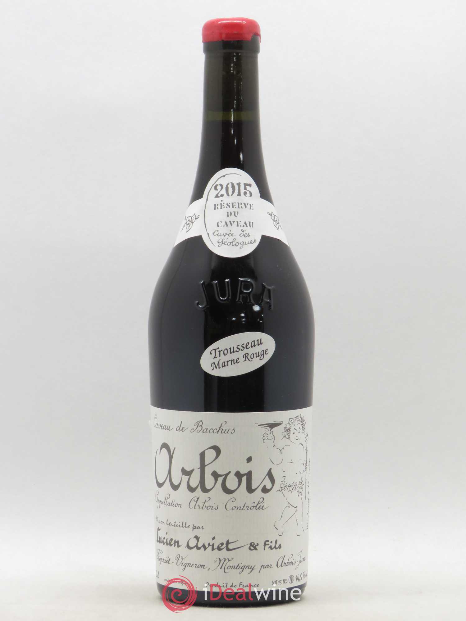 Arbois Trousseau Marnes Rouges Cuvée Des Géologues Domaine Lucien Aviet et Fils 2015 - Lot de 1 bouteille - 0