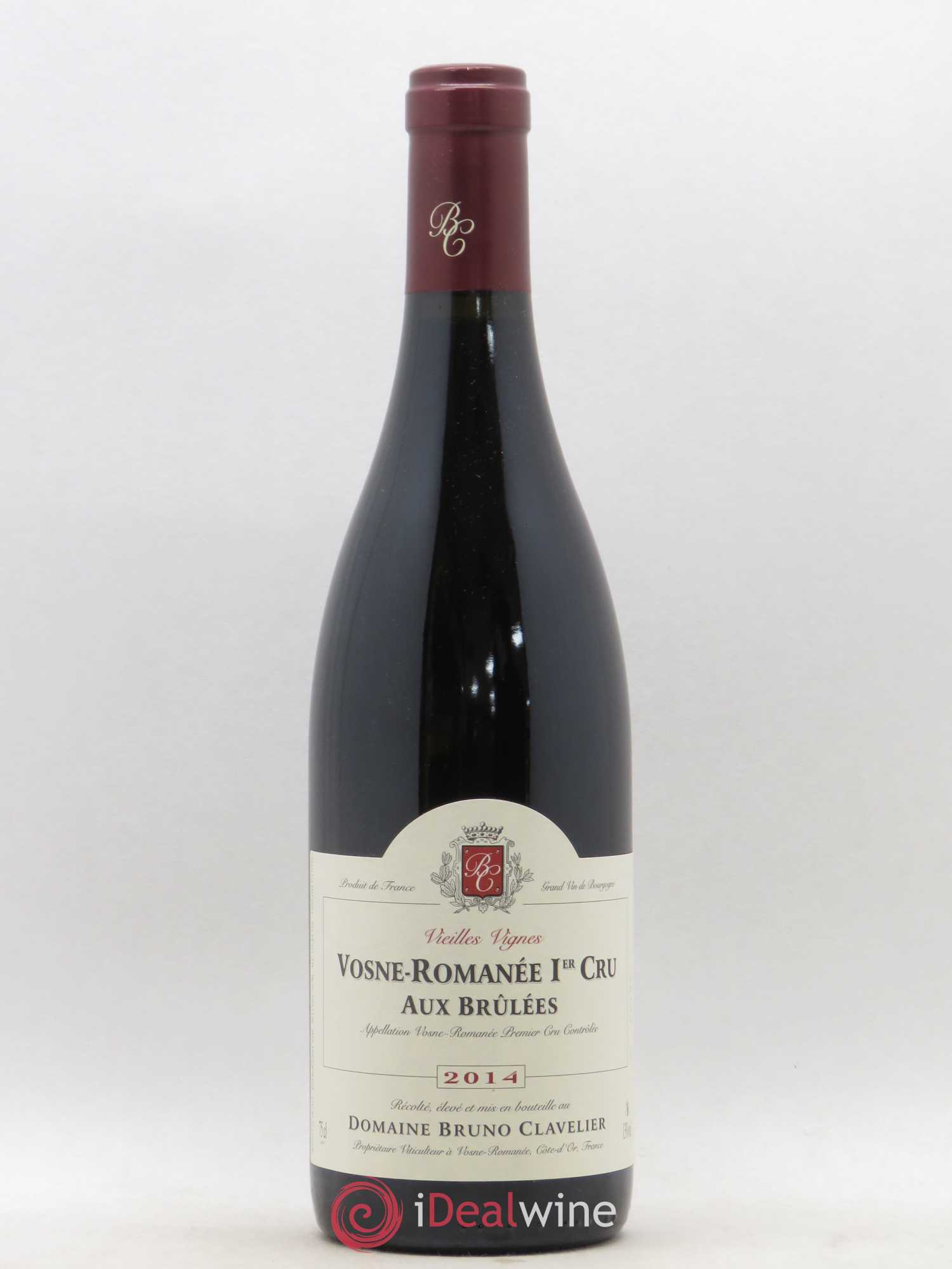 Vosne-Romanée 1er Cru Aux Brulées Vieilles Vignes Bruno Clavelier 2014 - Lot de 1 bouteille - 0
