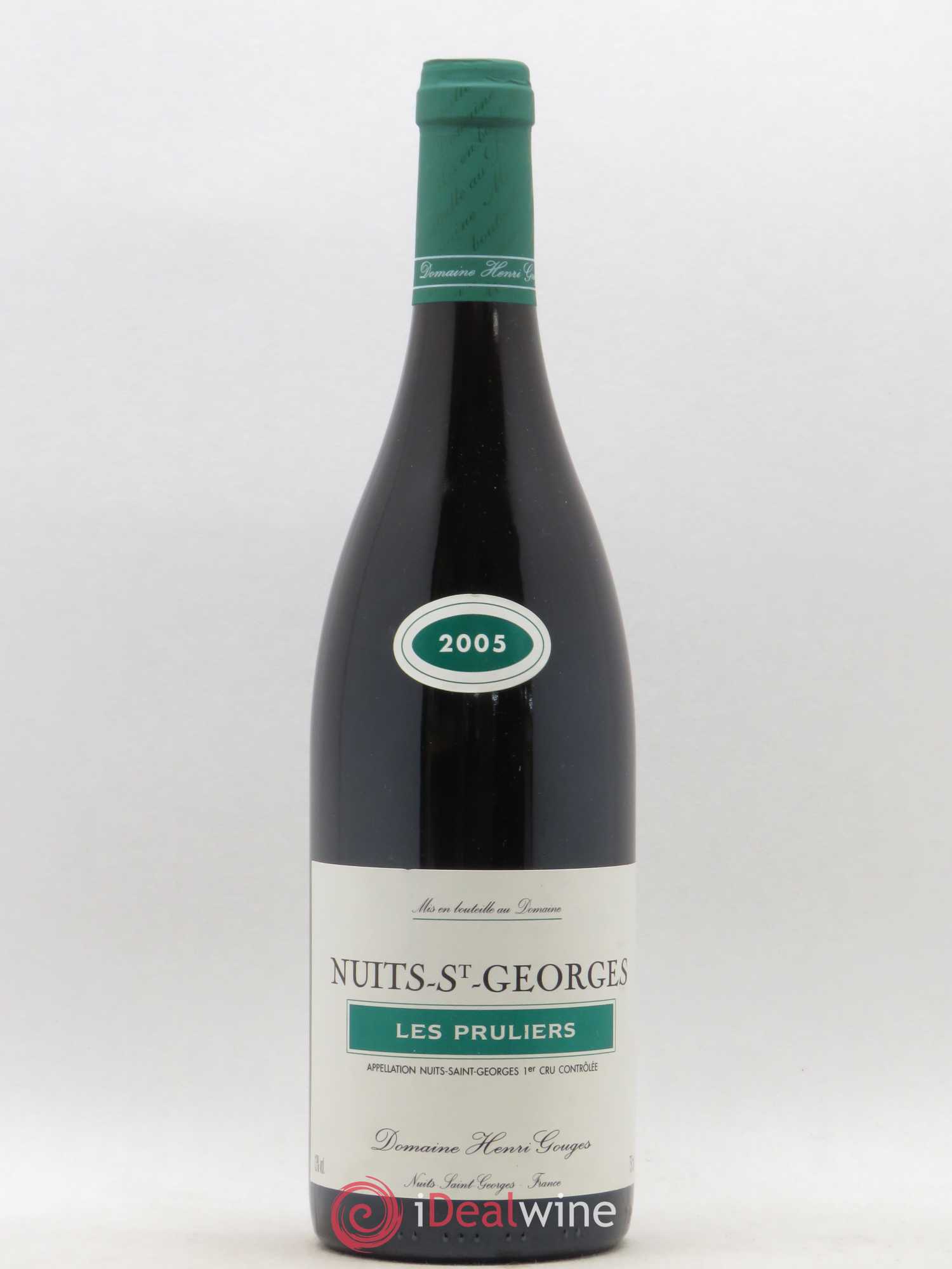 Nuits-Saint-Georges 1er Cru Les Pruliers Henri Gouges 2005 - Lot de 1 bouteille - 0