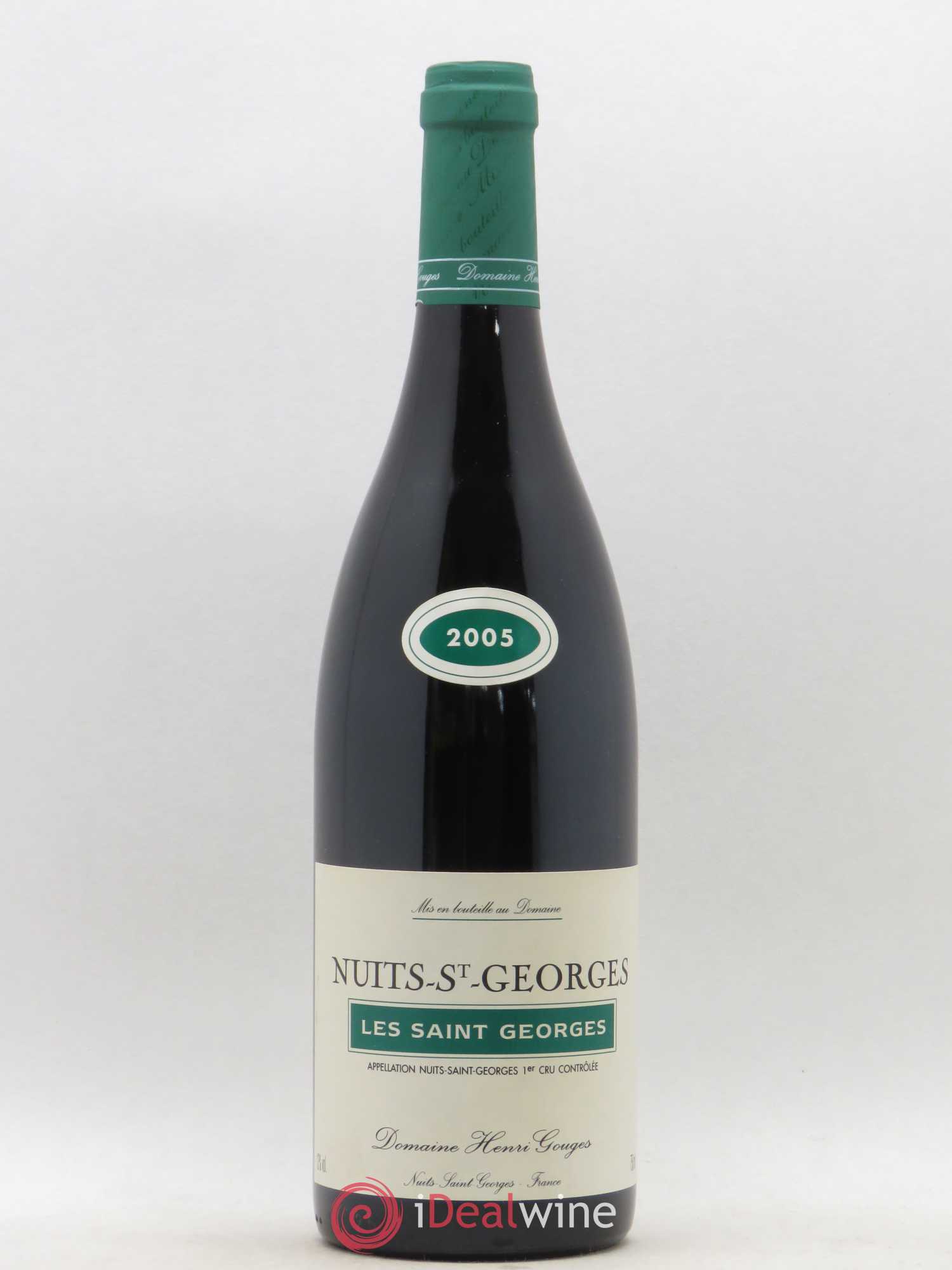 Nuits-Saint-Georges 1er Cru Les Saints Georges Henri Gouges 2005 - Lot of 1 bottle - 0