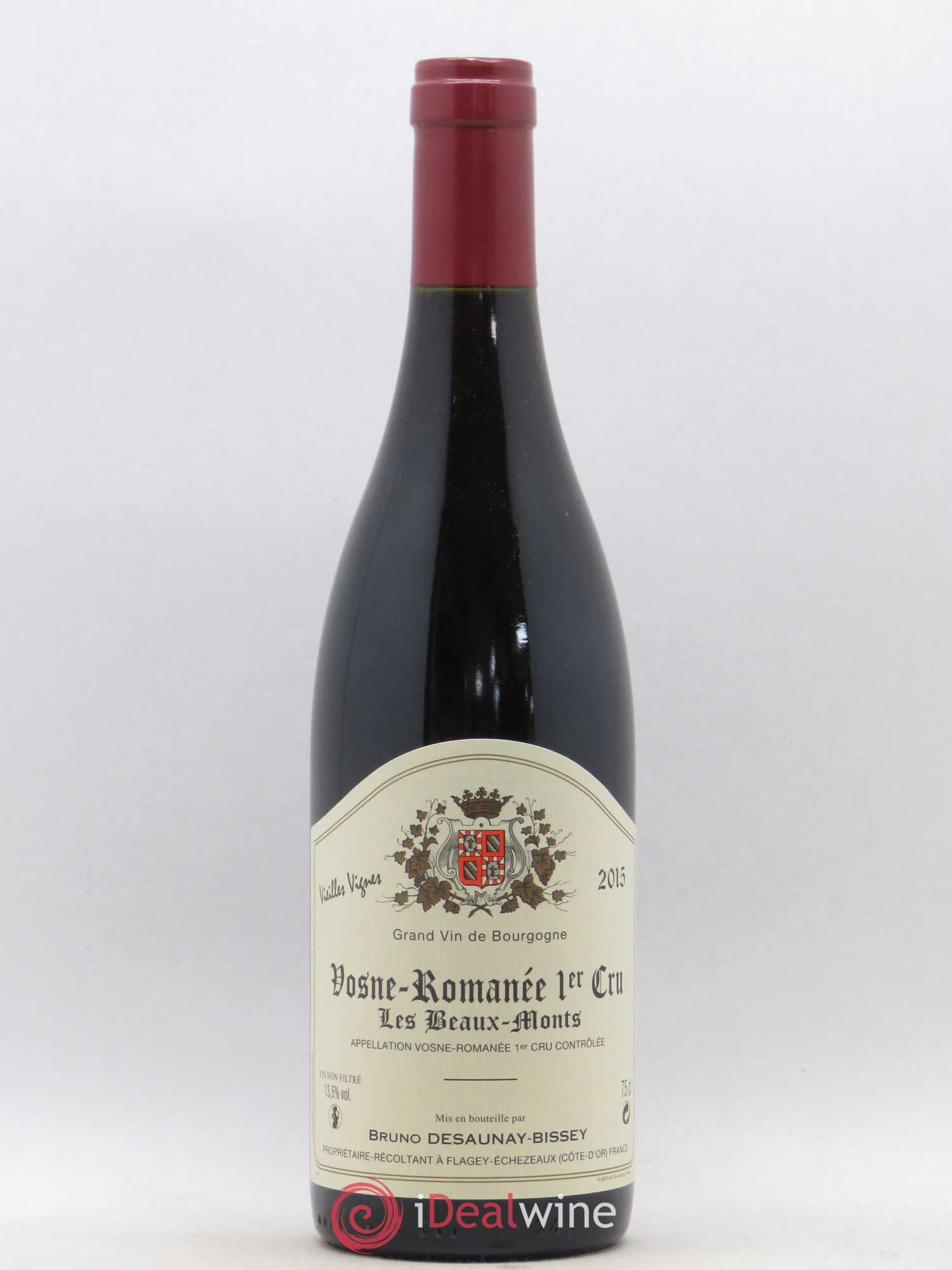 Vosne-Romanée 1er Cru Les Beaux Monts Domaine Desaunay Bissey 2015 - Posten von 1 Flasche - 0