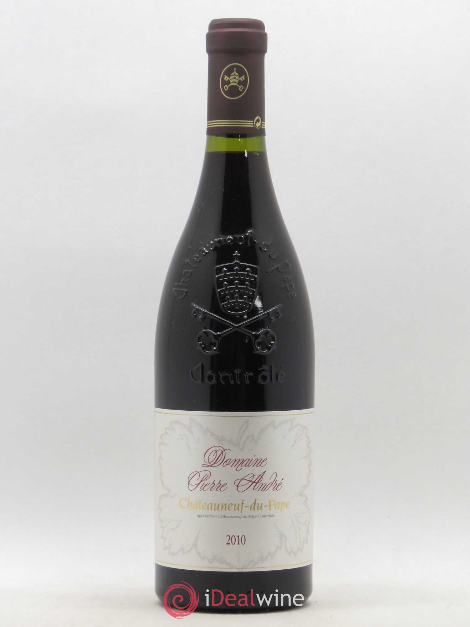 Châteauneuf-du-Pape Domaine Pierre André 2010 - Posten von 1 Flasche - 0