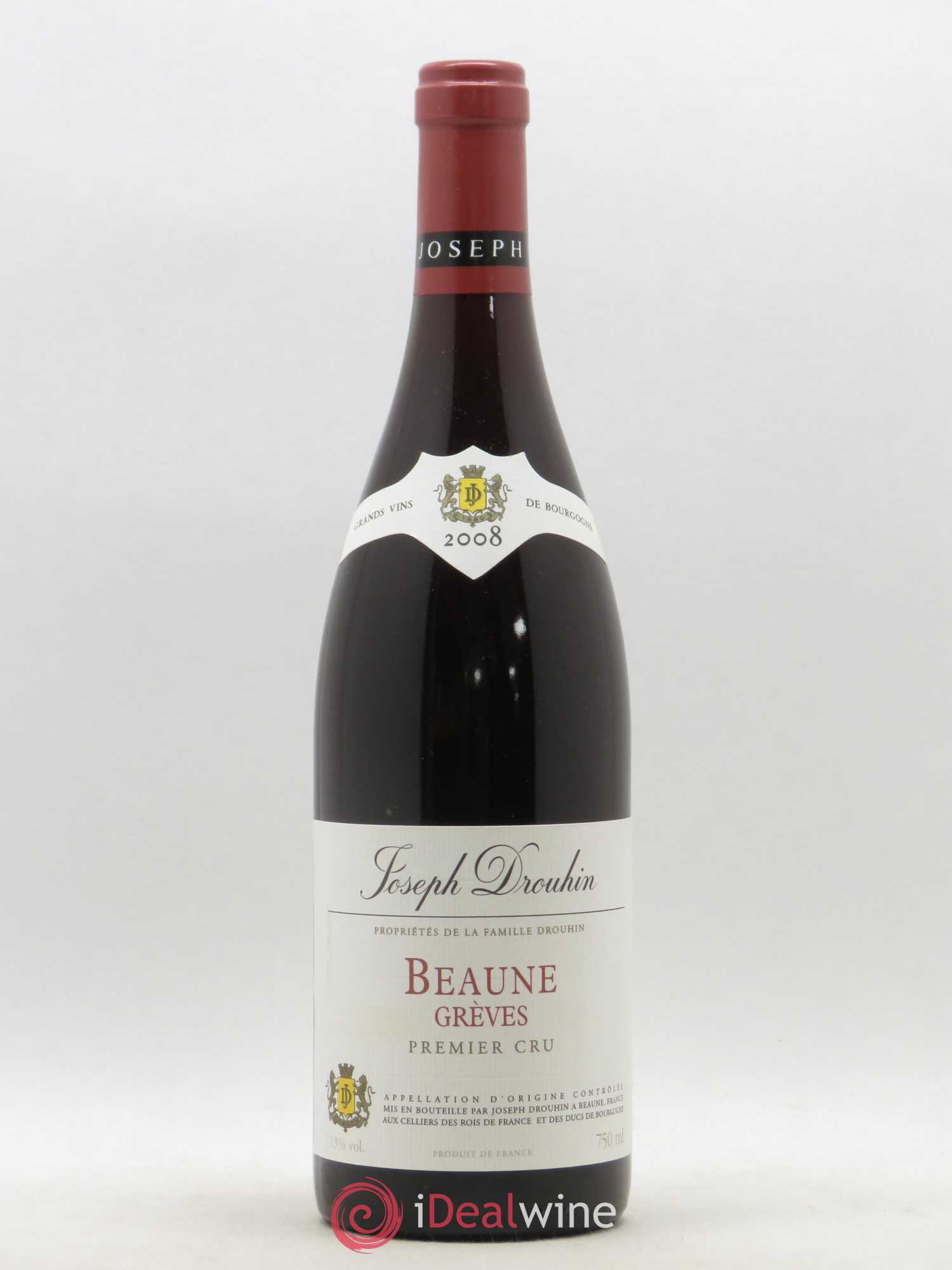 Beaune 1er Cru Grèves Domaine Drouhin 2008 - Posten von 1 Flasche - 0
