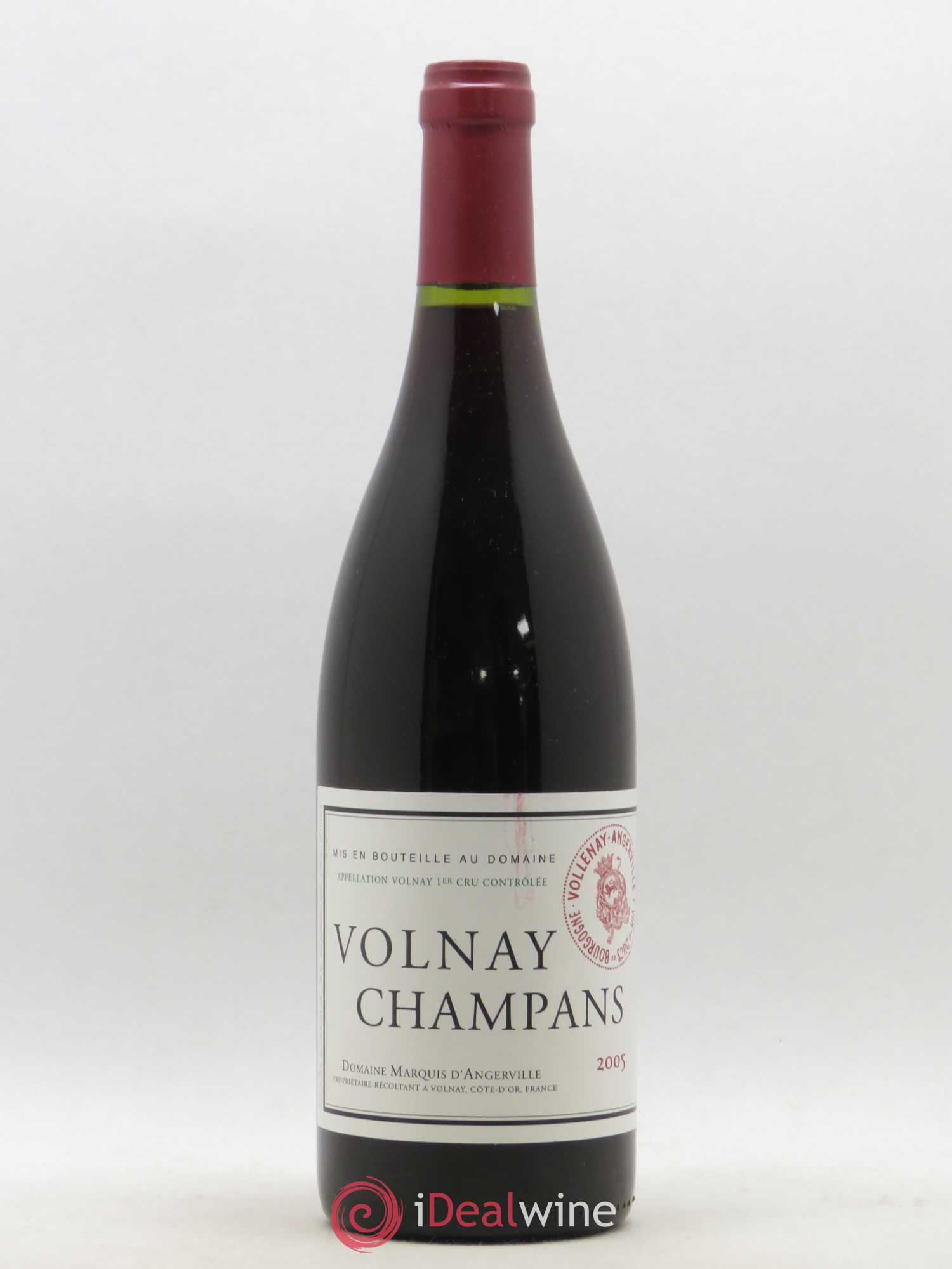 Volnay 1er Cru Champans Marquis d'Angerville (Domaine) 2005 - Lot de 1 bouteille - 0