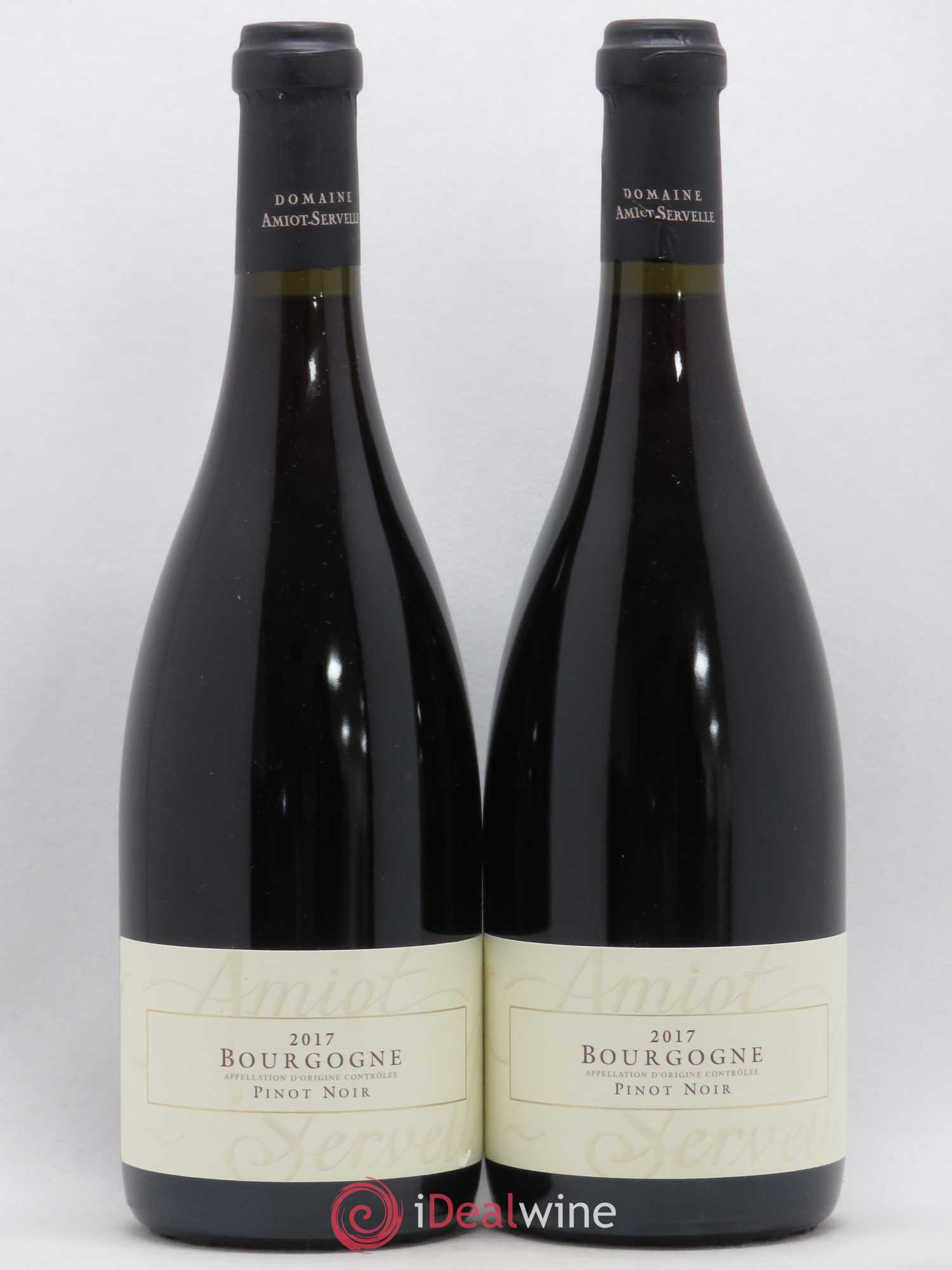 Bourgogne Pinot Noir Domaine Amiot Servelle (sans prix de réserve) 2017 - Posten von 2 Flaschen - 0