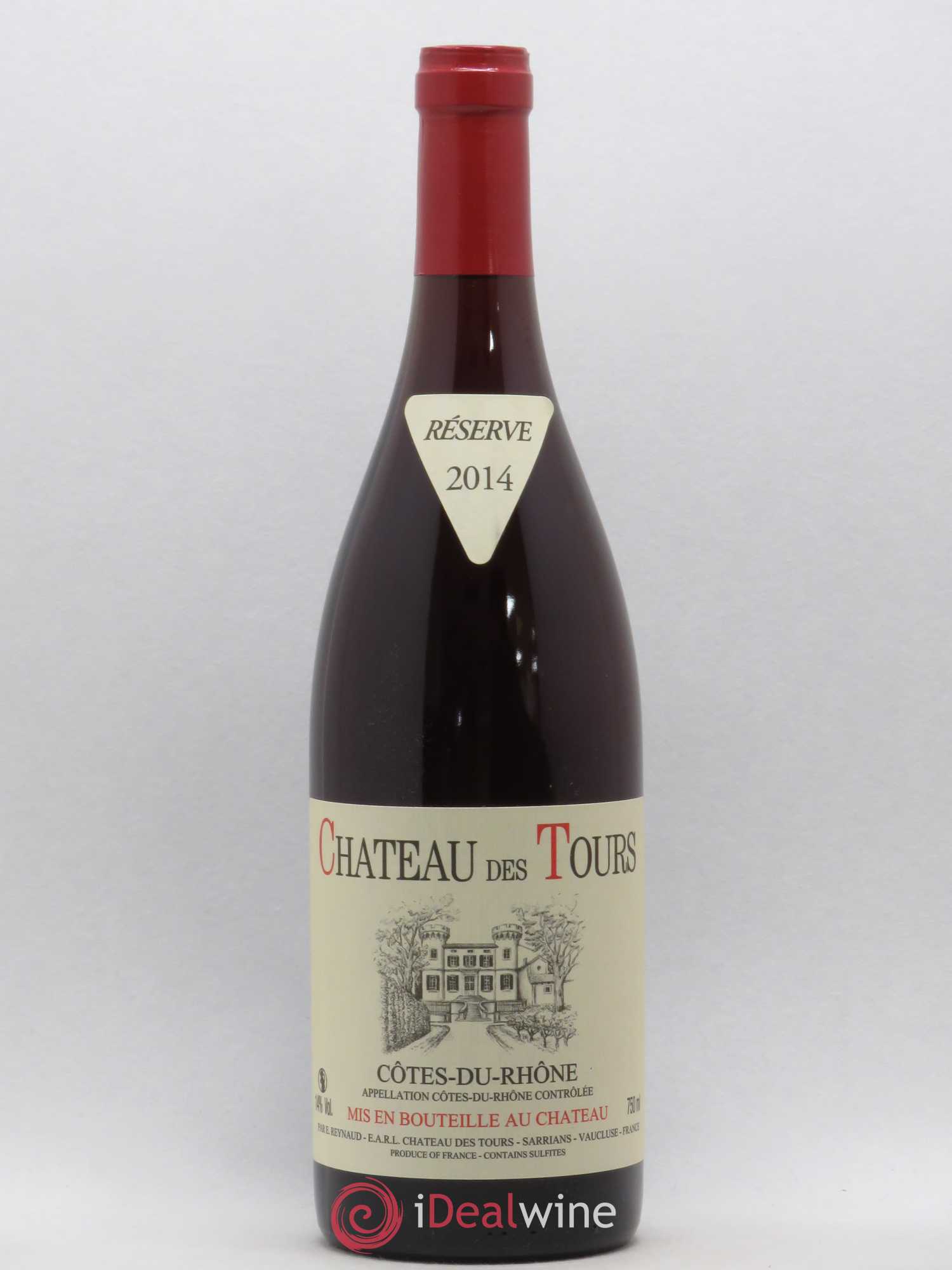Côtes-du-Rhône Château des Tours Emmanuel Reynaud 2014 - Lot de 1 bouteille - 0