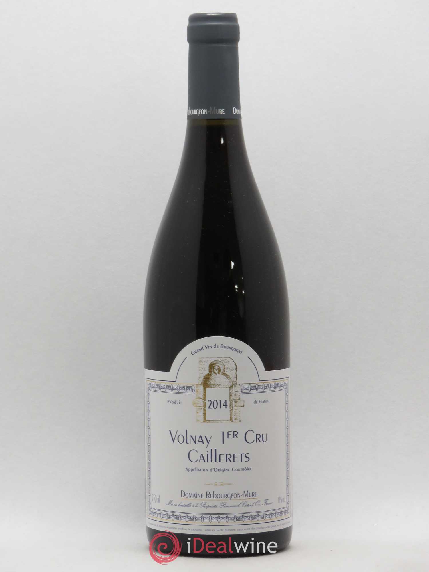Volnay 1er Cru Caillerets Domaine Rebourgeon Mure 2014 - Lot de 1 bouteille - 0