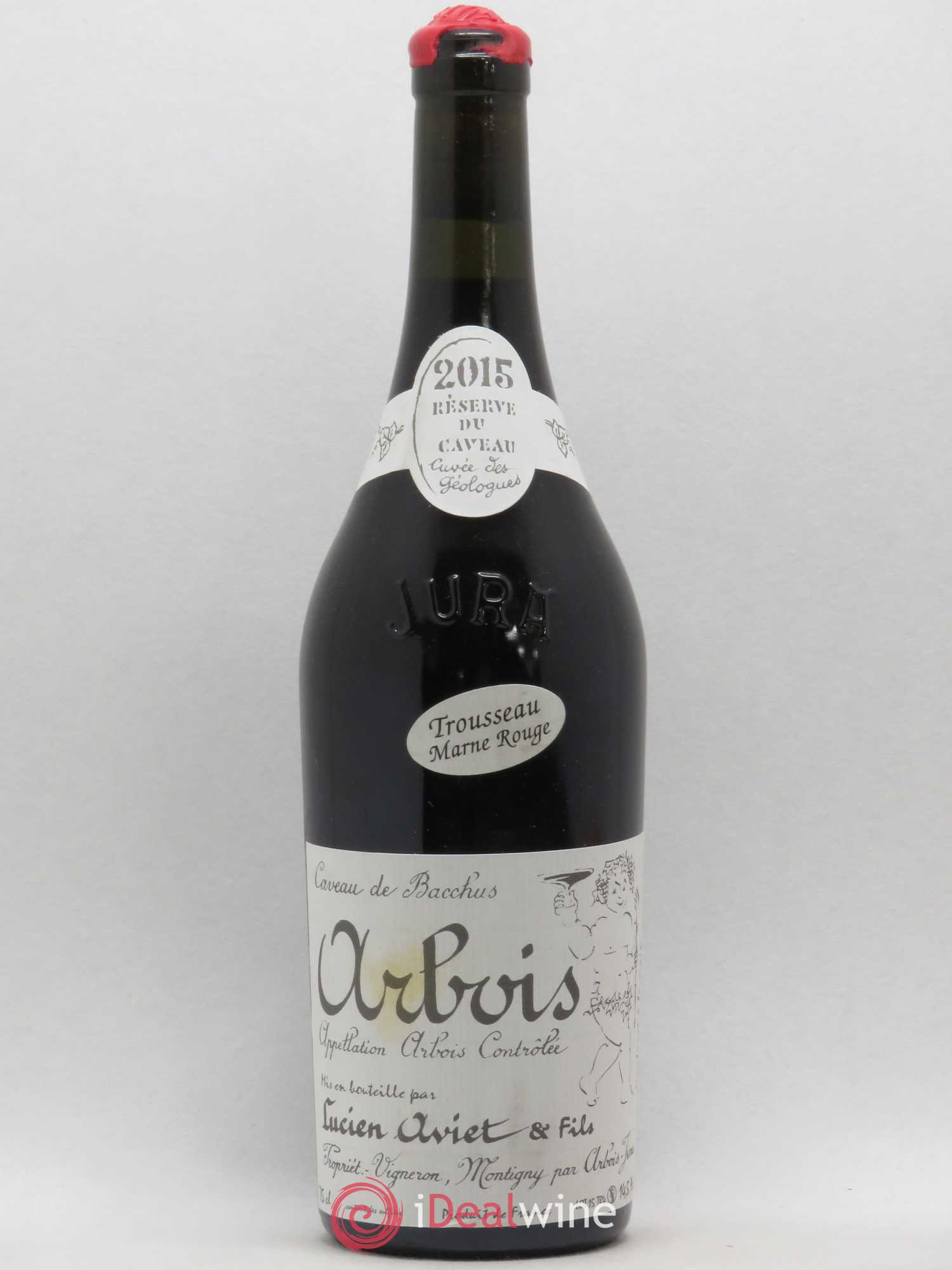 Arbois Trousseau Marne Rouge Cuvée des Géologues Domaine Lucien Aviet 2015 - Posten von 1 Flasche - 0
