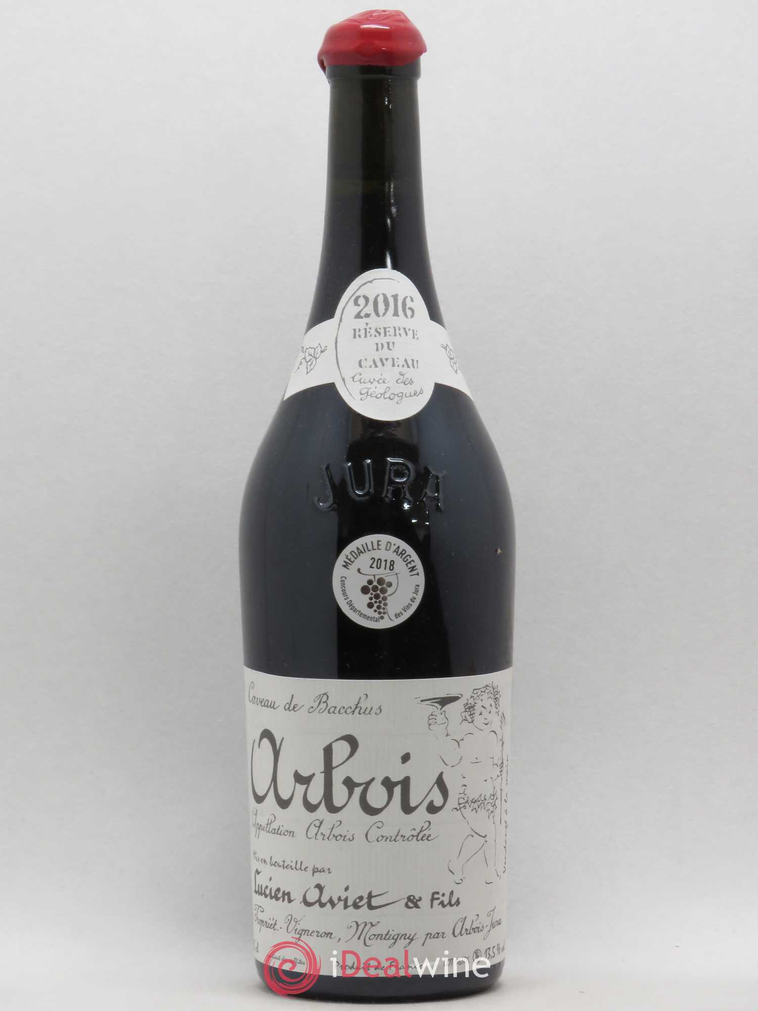 Arbois Trousseau Poussot Cuvée des Géologues Domaine Lucien Aviet 2016 - Posten von 1 Flasche - 0