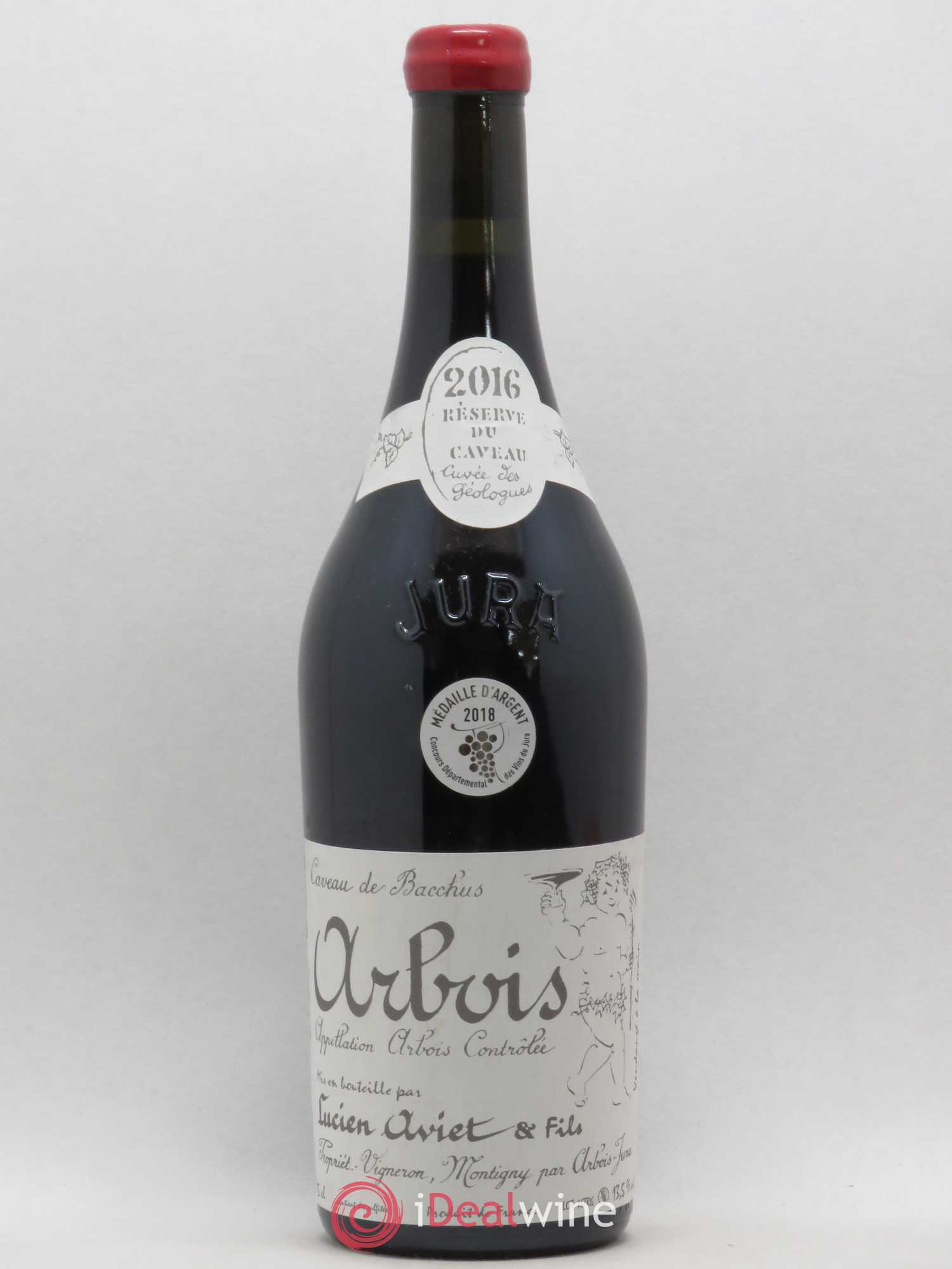 Arbois Trousseau Poussot Cuvée des Géologues Domaine Lucien Aviet 2016 - Posten von 1 Flasche - 0