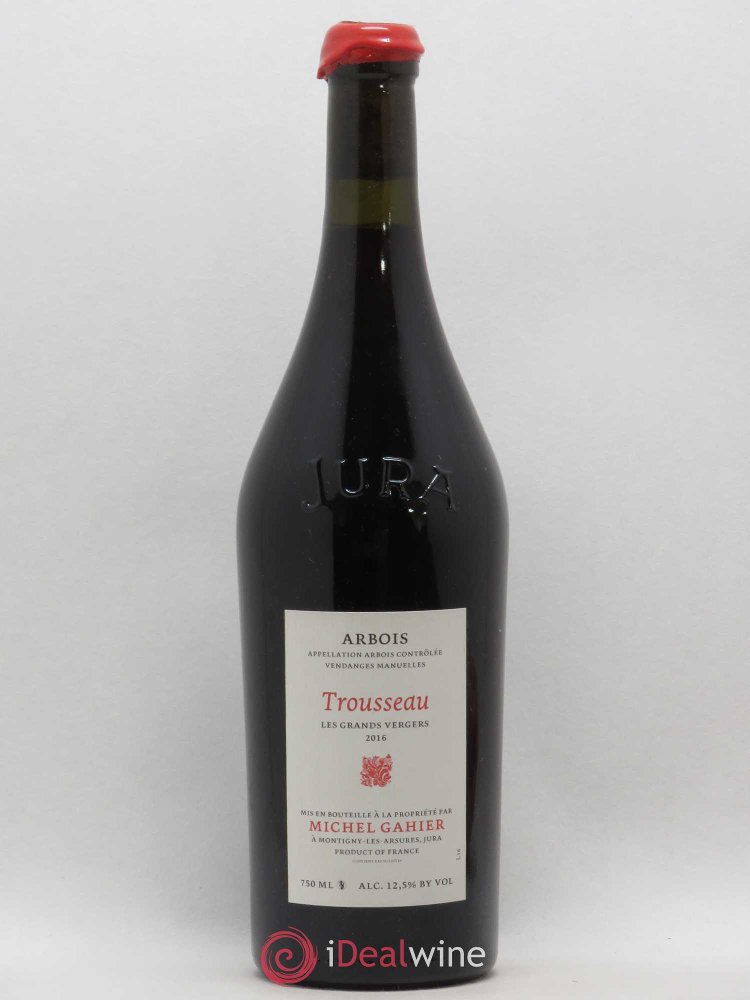 Arbois Trousseau Les Grands Vergers Domaine Michel Gahier 2016 - Posten von 1 Flasche - 0