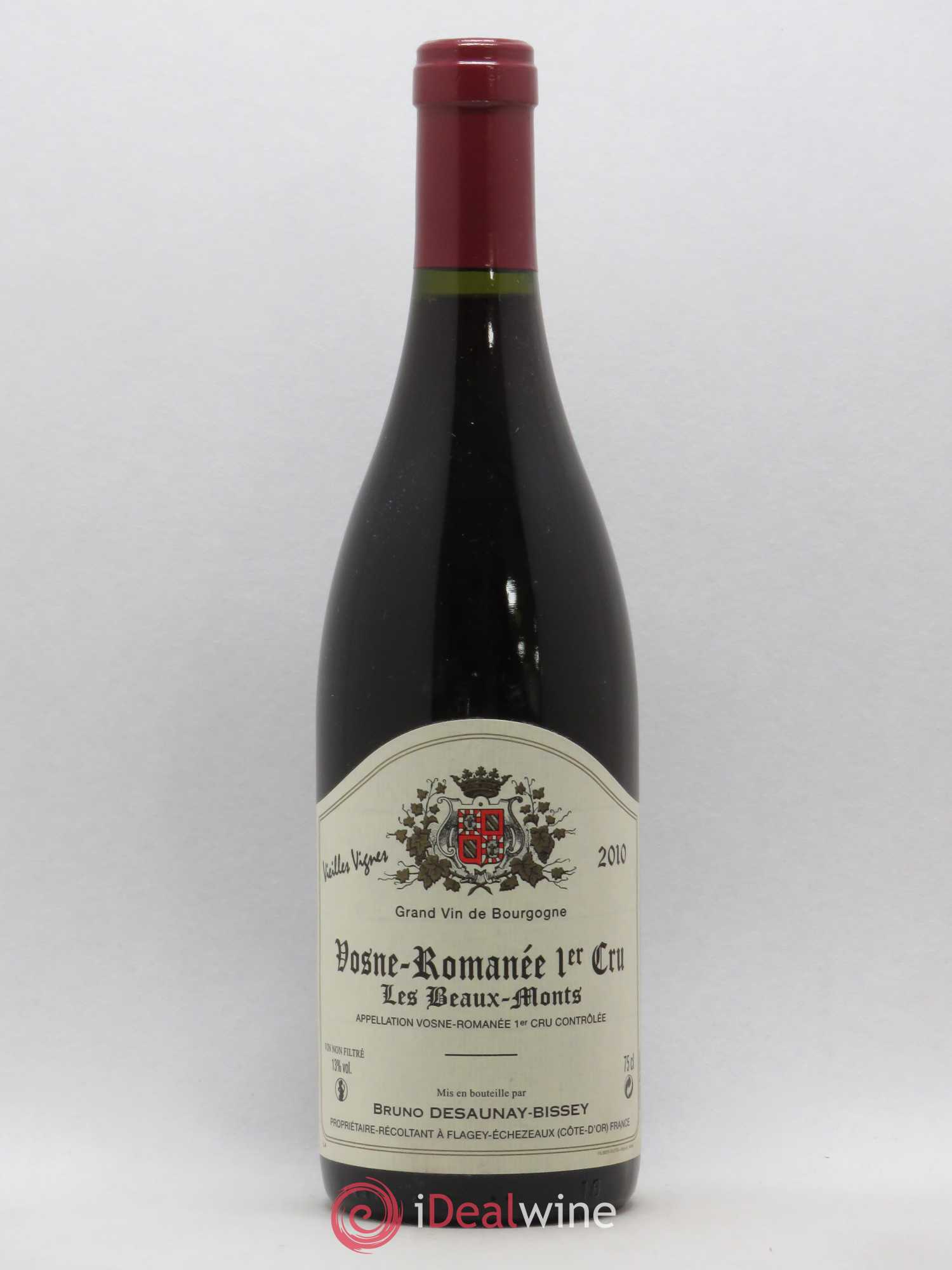 Vosne-Romanée 1er Cru Les Beaux Monts Vieilles vignes Domaine Desaunay Bissey 2010 - Posten von 1 Flasche - 0