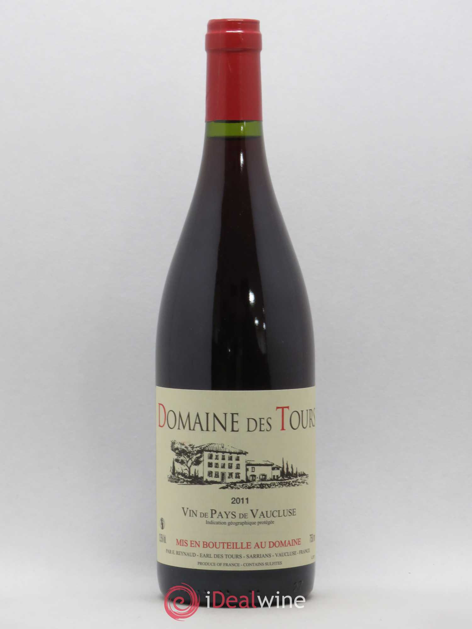 Vaucluse (Vin de Pays de Vaucluse) Domaine des Tours Emmanuel Reynaud 2011 - Posten von 1 Flasche - 0