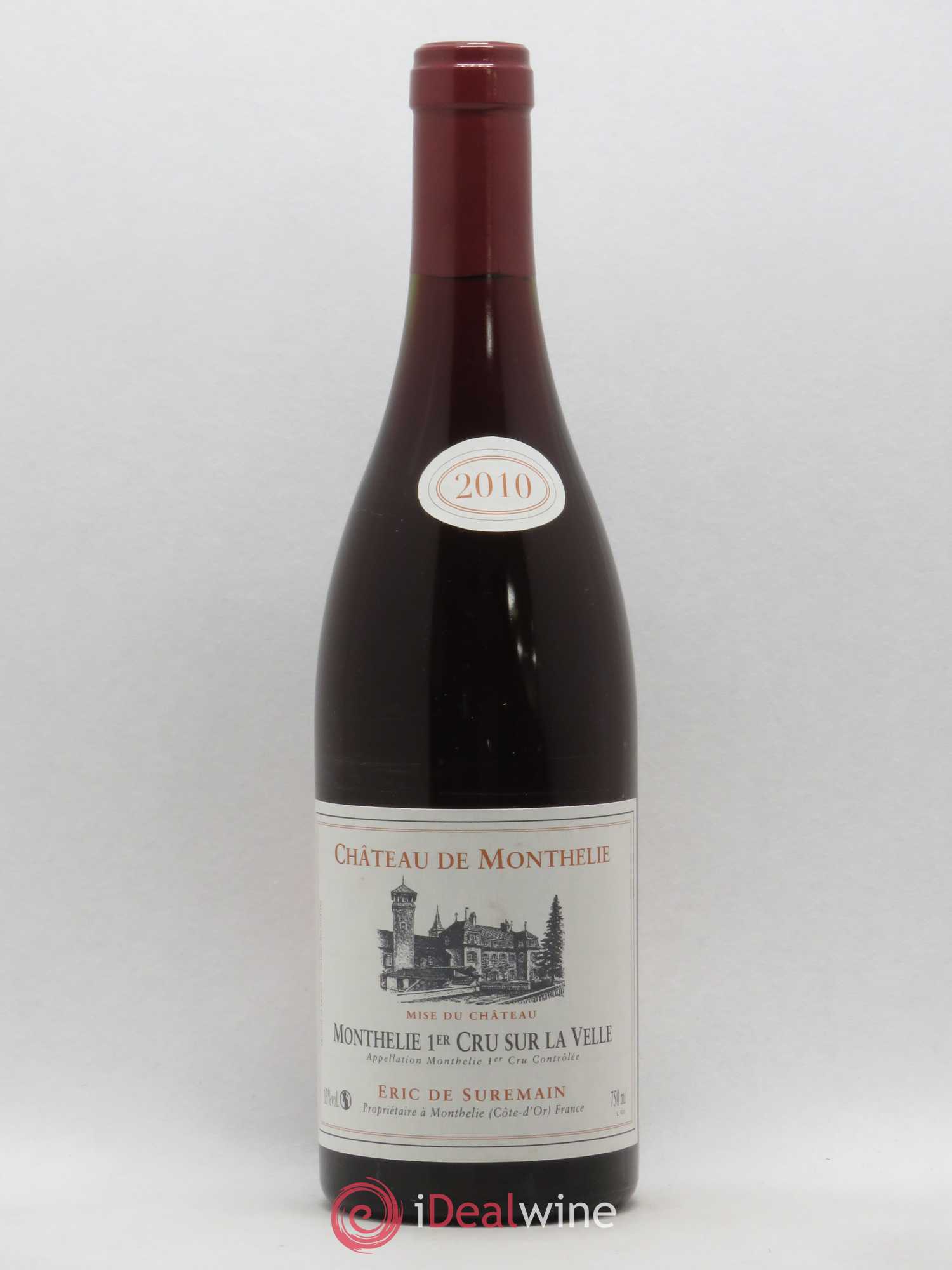 Monthélie 1er Cru Sur La Velle Château de Monthélie Eric De Suremain 2010 - Posten von 1 Flasche - 0
