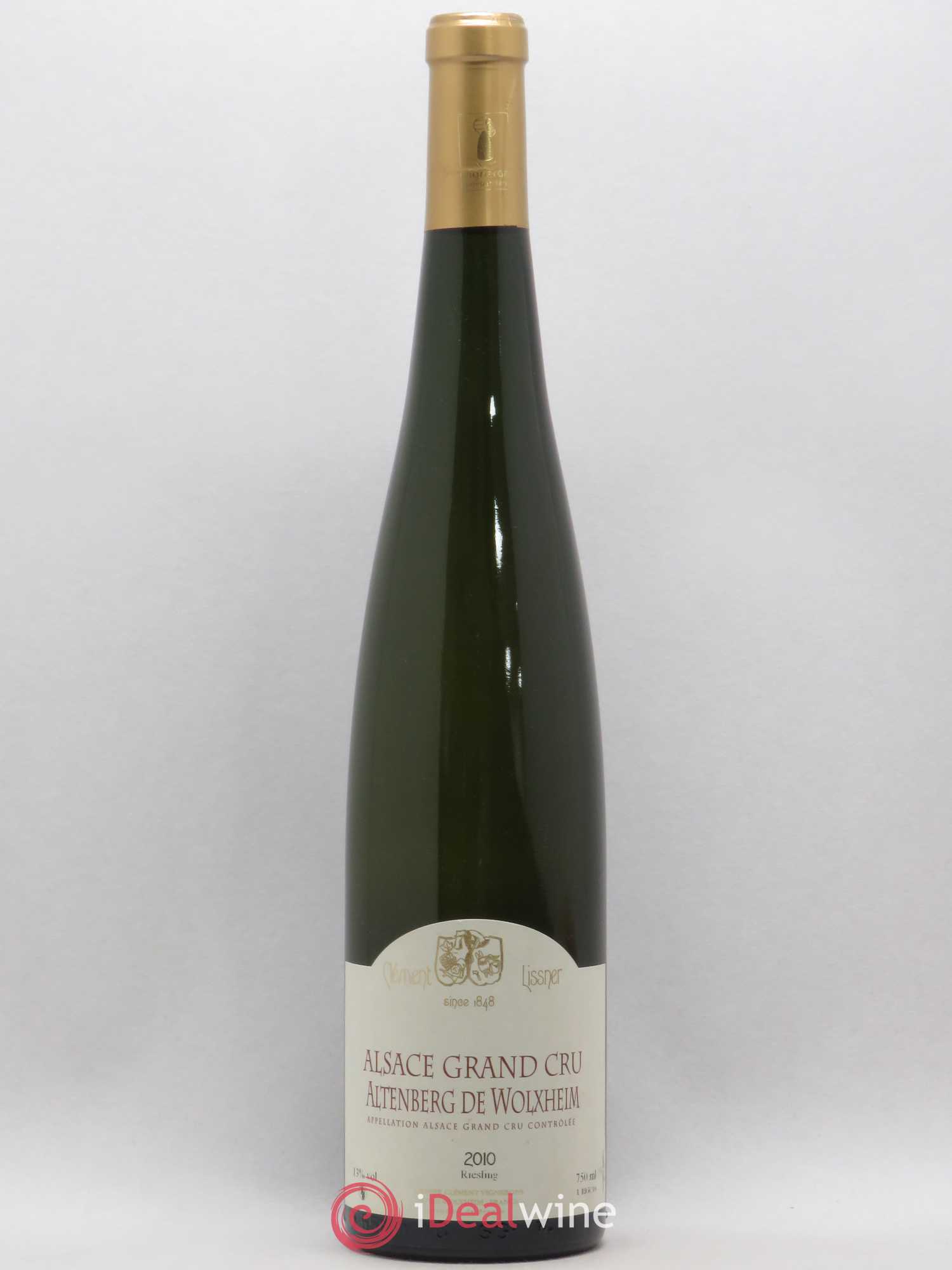Riesling Grand Cru Altenberg De Wolxheim Domaine Clement Lissner 2010 - Posten von 1 Flasche - 0