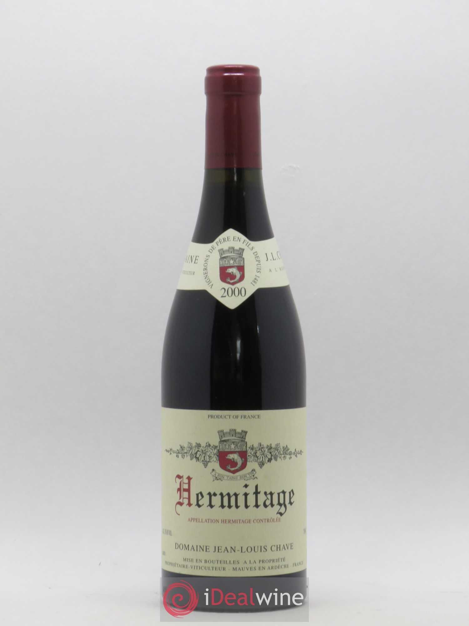 Hermitage Jean-Louis Chave 2000 - Lot de 1 bouteille - 0