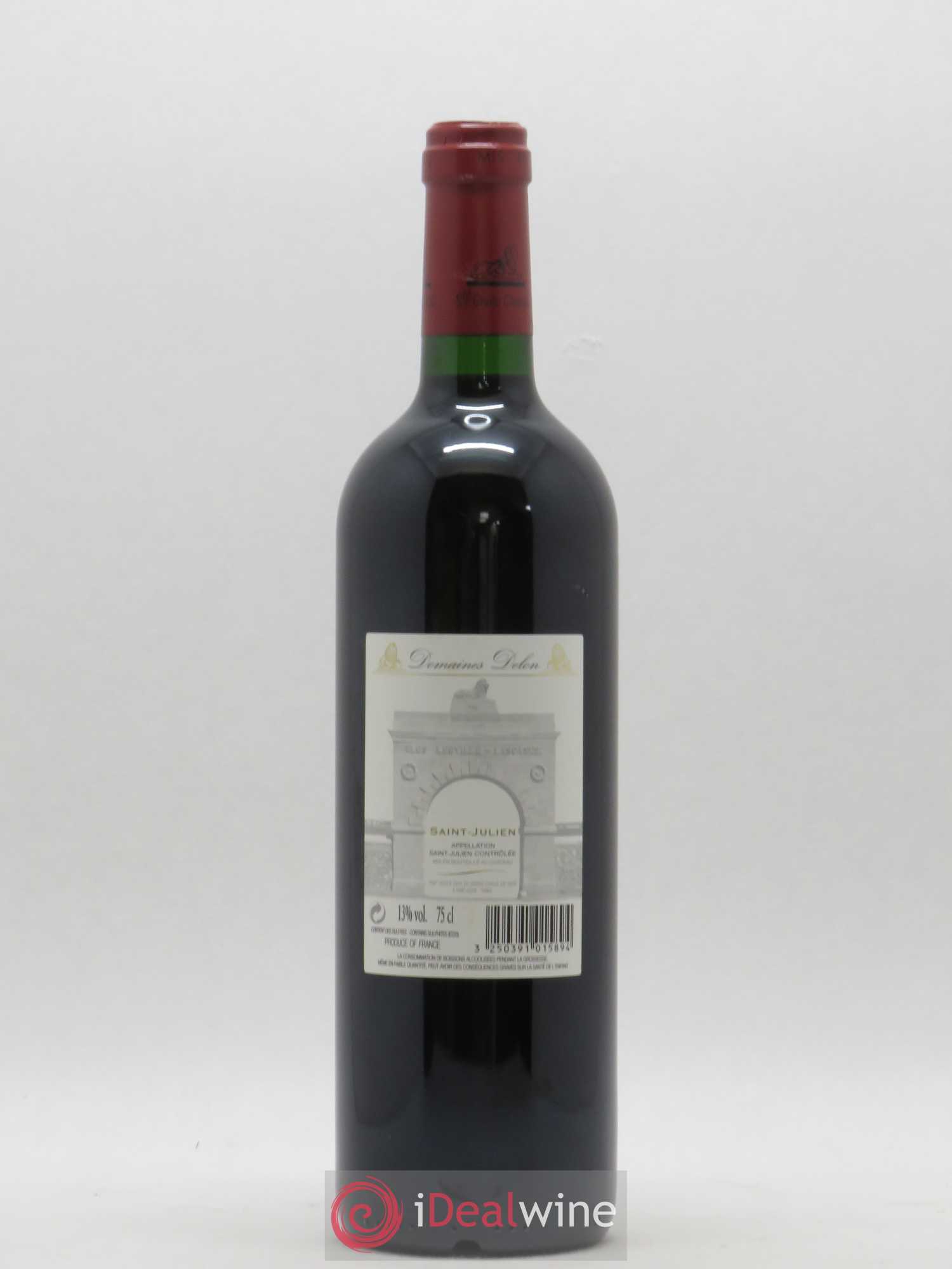 Château Léoville Las Cases 2ème Grand Cru Classé 2004 - Lot de 1 bouteille - 1