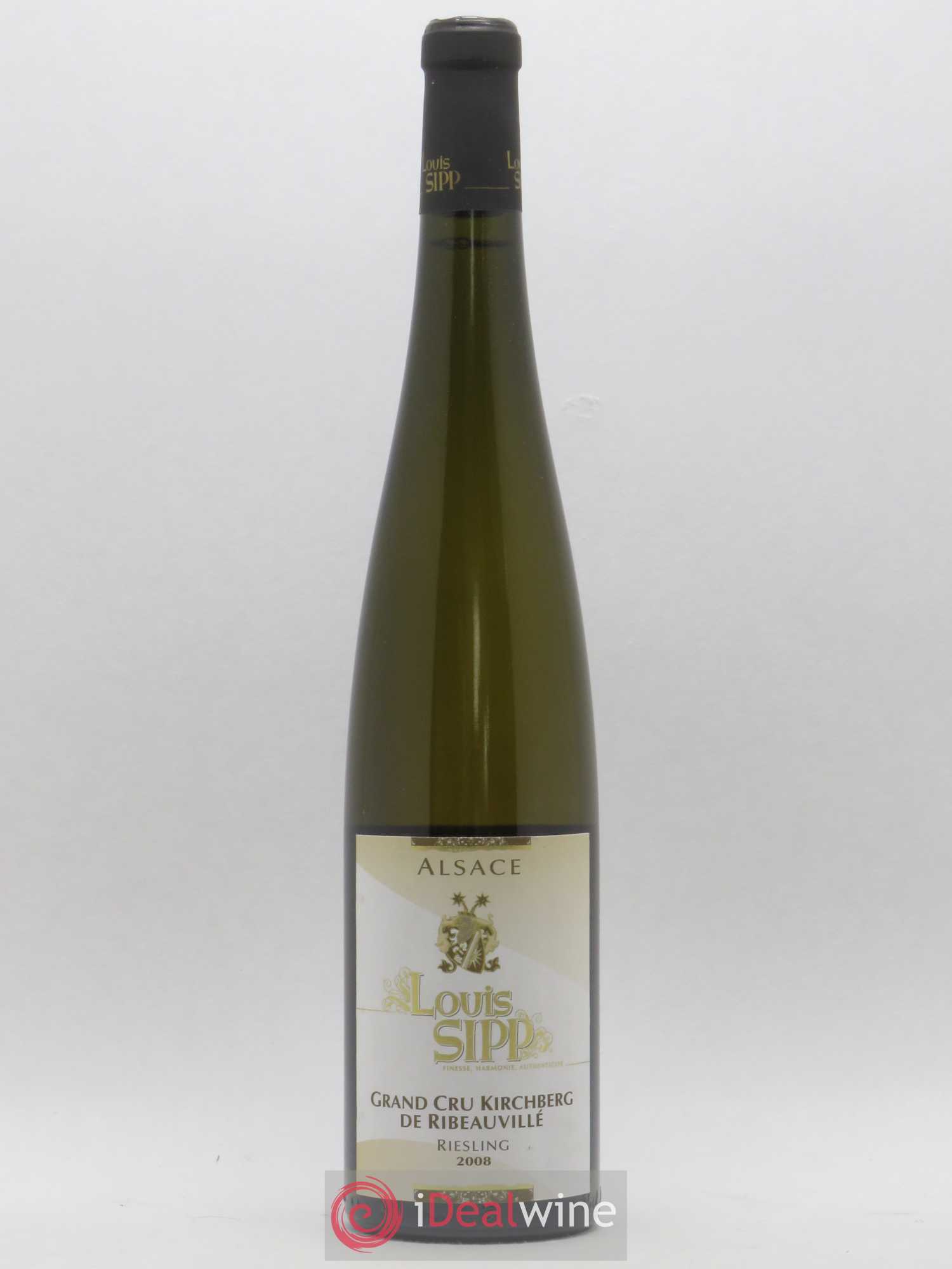 Riesling Grand Cru Kirchberg de Ribeauvillé Domaine Louis Sipp 2008 - Posten von 1 Flasche - 0