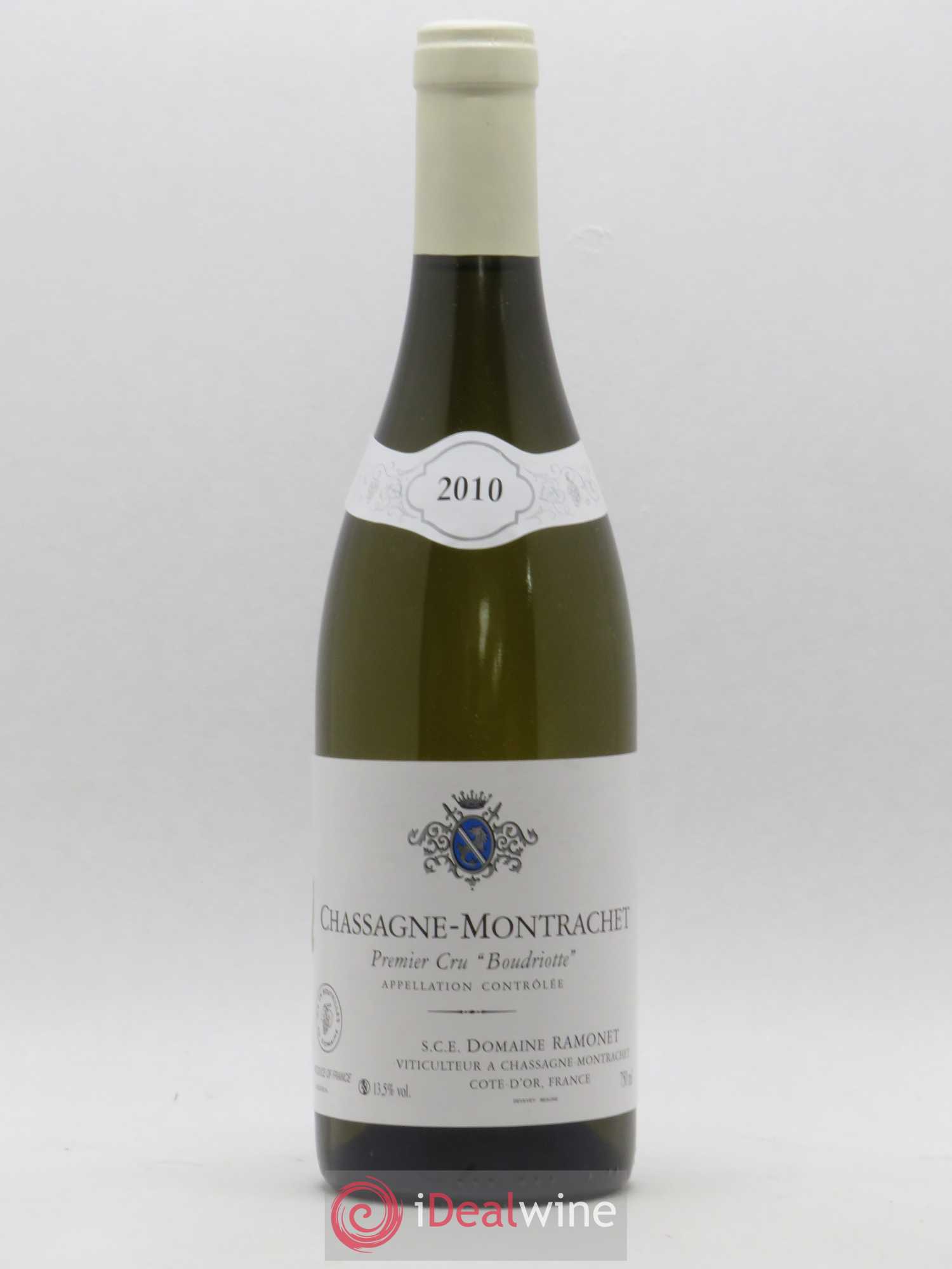 Chassagne-Montrachet 1er Cru Boudriotte Ramonet (Domaine) 2010 - Lot de 1 bouteille - 0