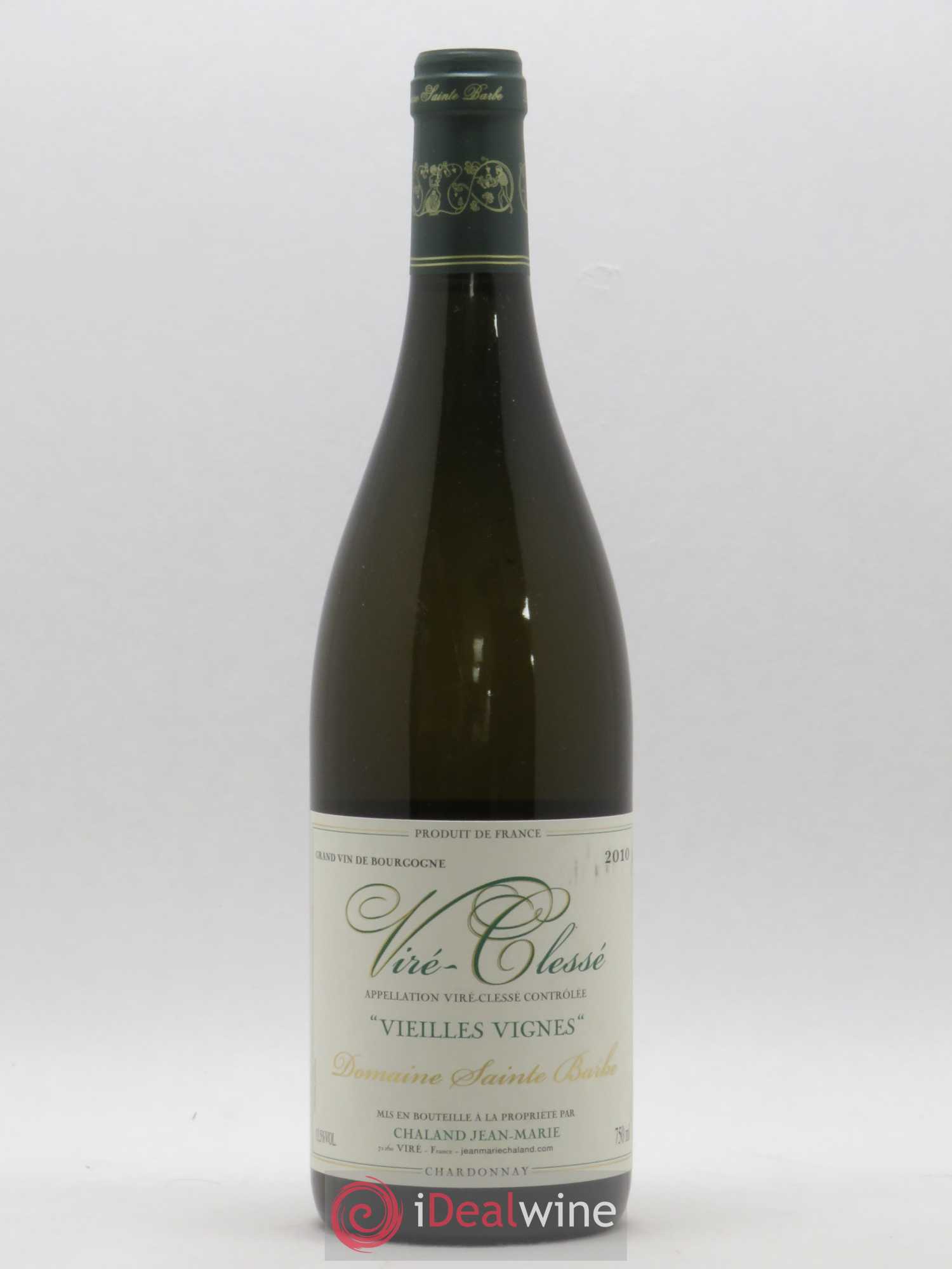 Viré-Clessé Vieilles Vignes Sainte-Barbe (Domaine) (sans prix de réserve) 2010 - Lot de 1 bouteille - 0
