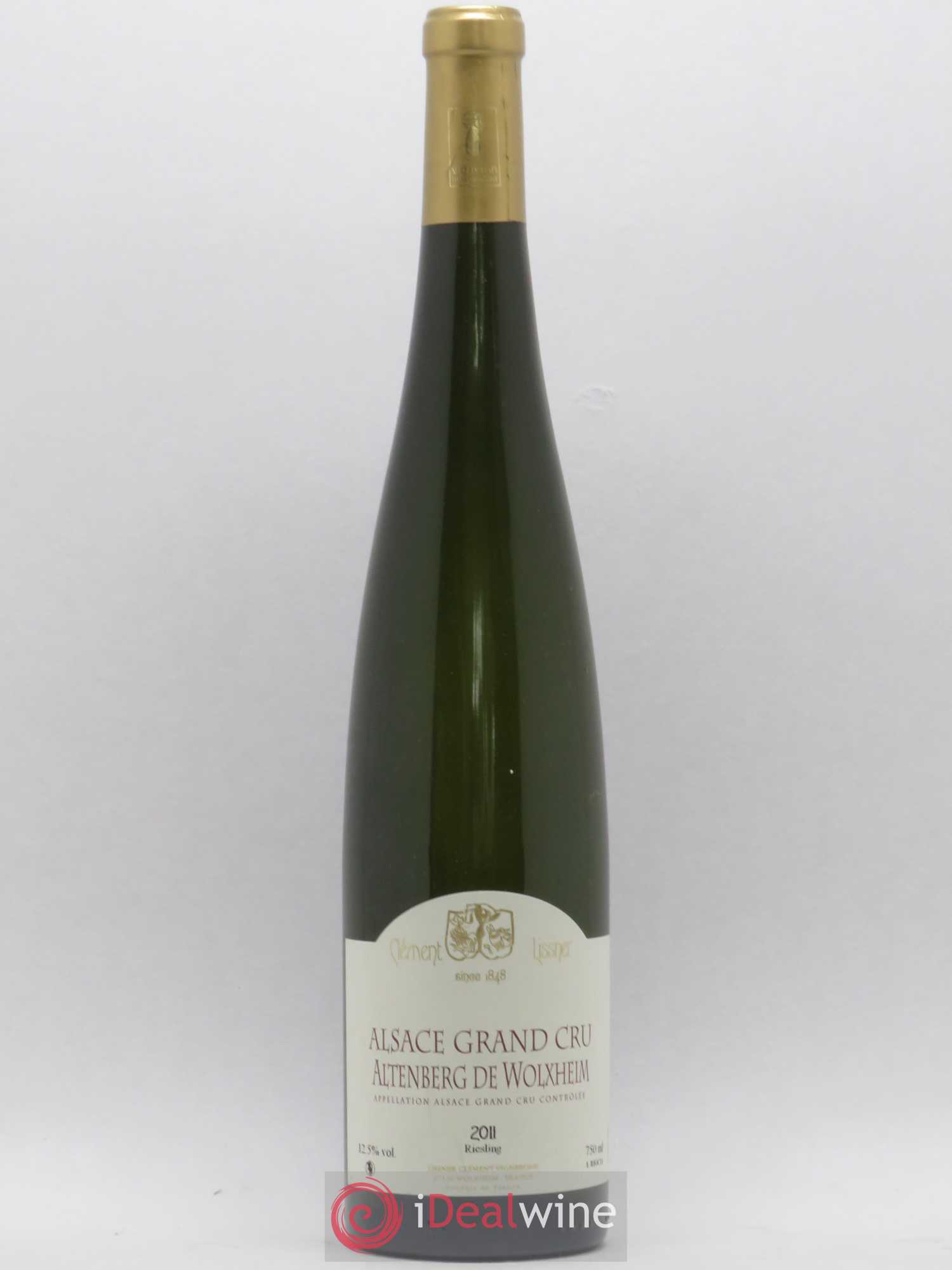 Riesling Grand Cru Altenberg de Wolxheim Domaine Clément Lissner 2011 - Lot de 1 bouteille - 0