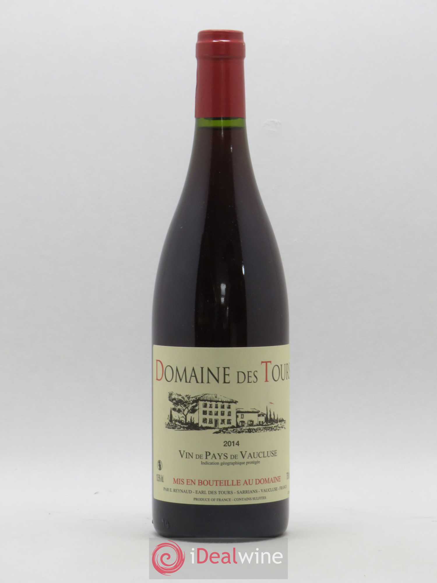 Vaucluse (Vin de Pays de Vaucluse) Domaine des Tours Emmanuel Reynaud 2014 - Lot de 1 bouteille - 0