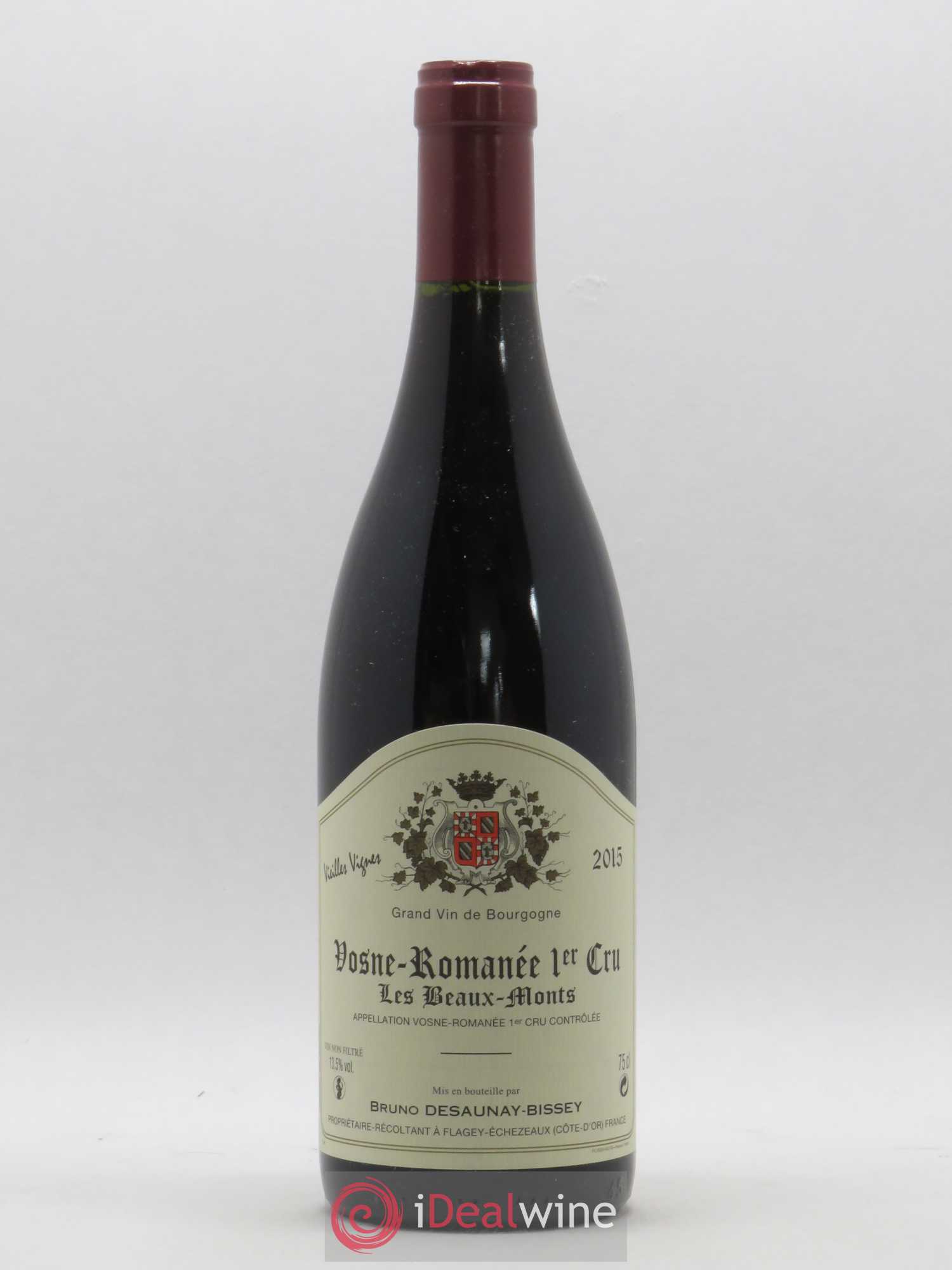 Vosne-Romanée 1er Cru Les Beaux Monts Vieilles Vignes Domaine Desauney Bissey 2015 - Posten von 1 Flasche - 0