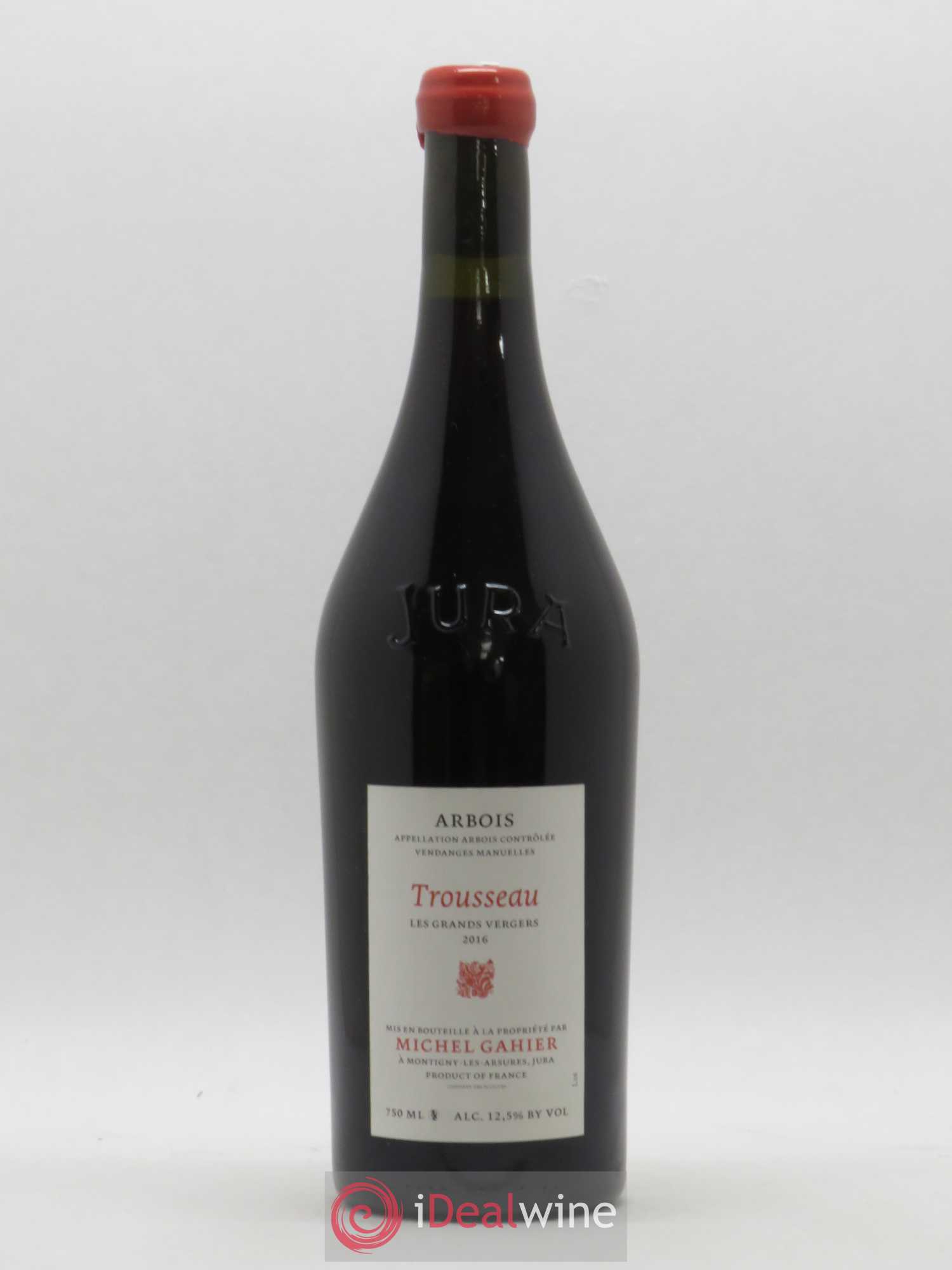 Arbois Les Grands Vergers Trousseau Domaine Michel Gahier 2016 - Posten von 1 Flasche - 0
