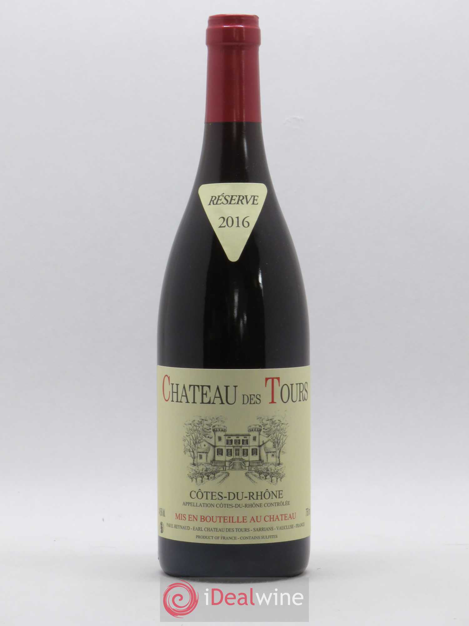 Côtes-du-Rhône Château des Tours Emmanuel Reynaud 2016 - Lot de 1 bouteille - 0