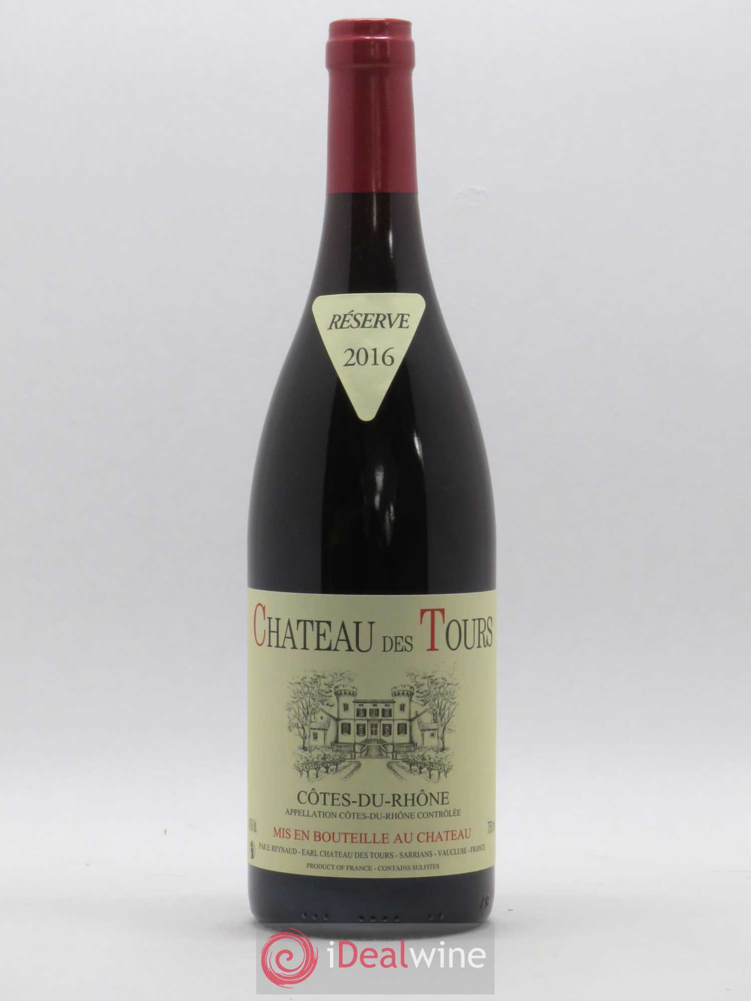 Côtes-du-Rhône Château des Tours Emmanuel Reynaud 2016 - Lot de 1 bouteille - 0