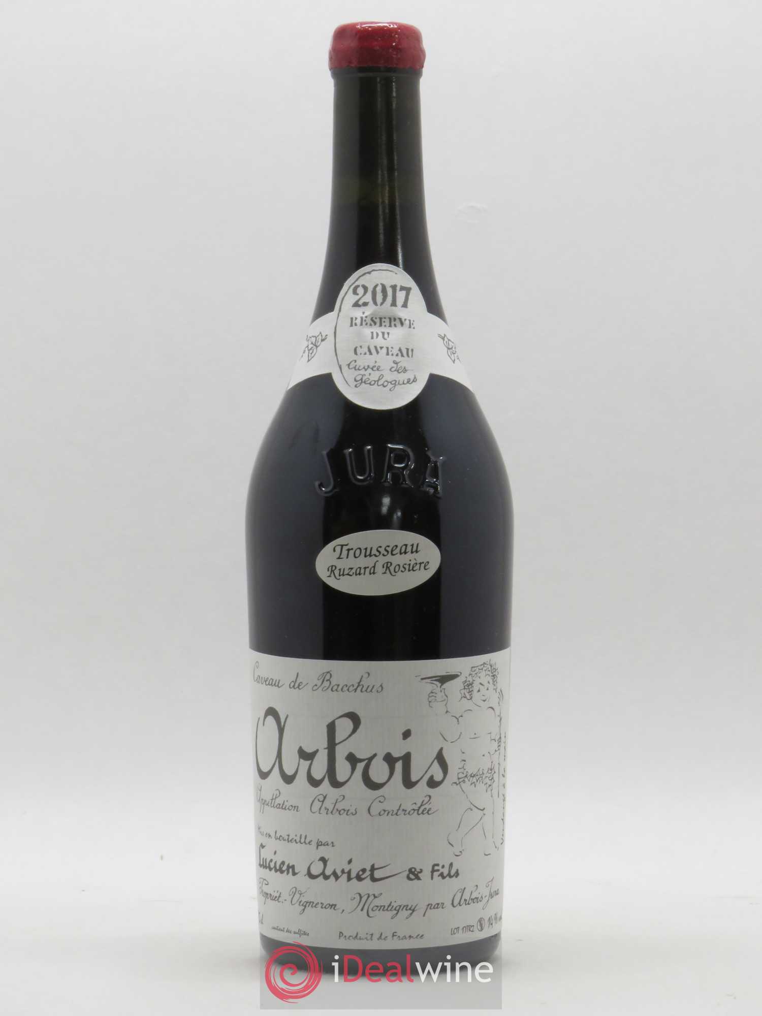 Arbois Trousseau Ruzard Rosière Cuvée des Géologues Lucien Aviet (Domaine) 2017 - Lot de 1 bouteille - 0