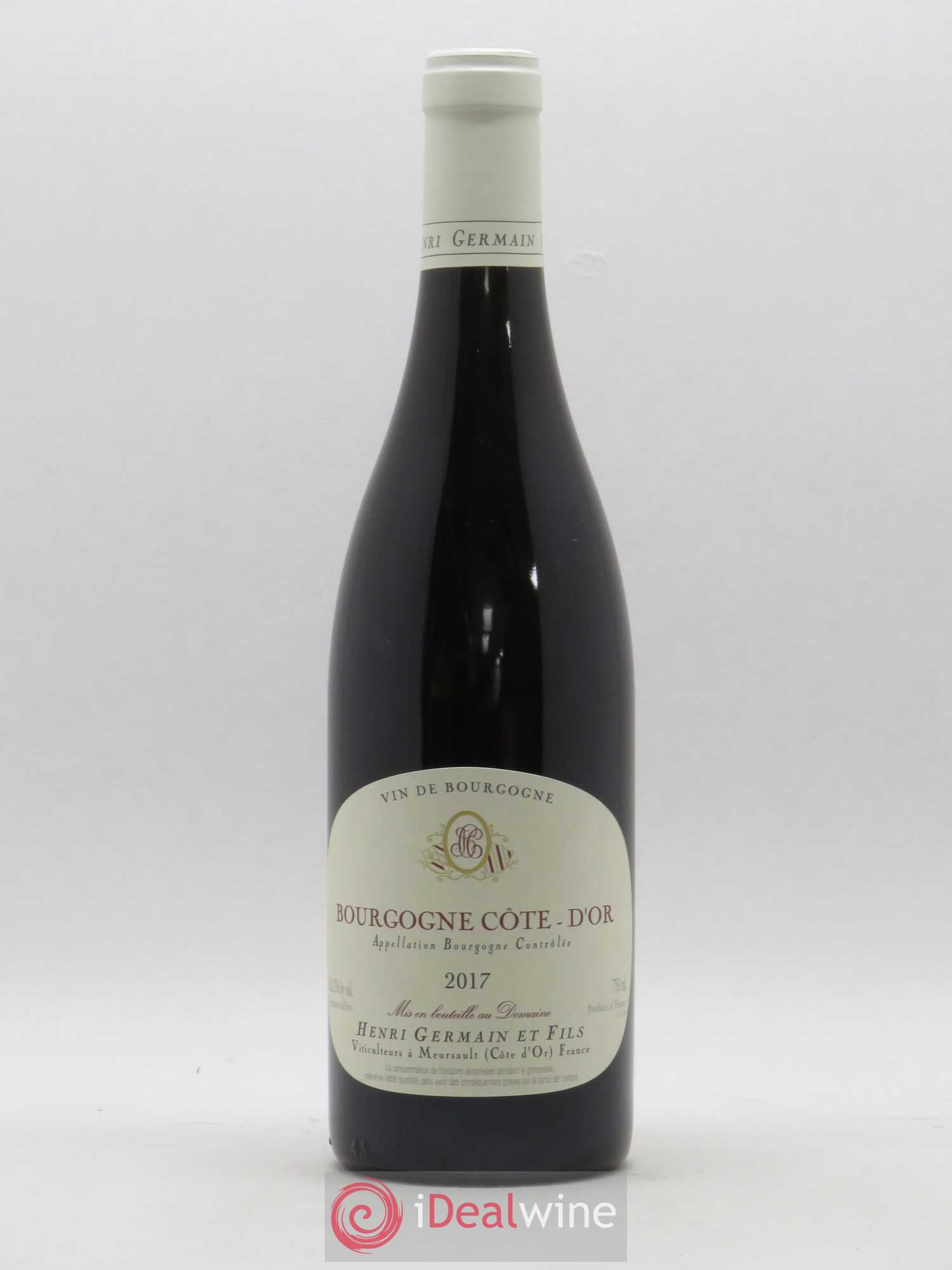 Bourgogne Côte d'Or Domaine Henri Germain (sans prix de réserve) 2017 - Posten von 1 Flasche - 0