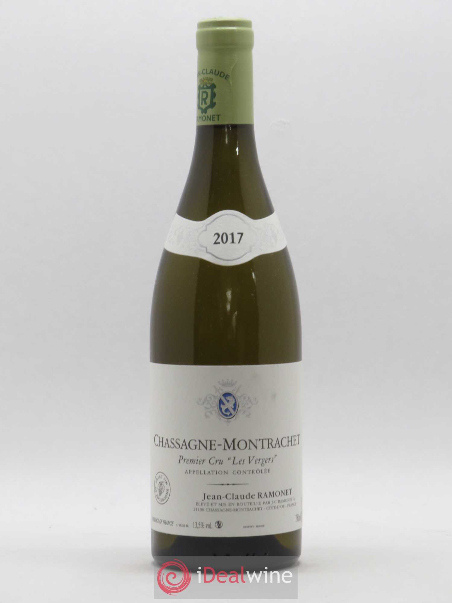 Chassagne-Montrachet 1er Cru Les Vergers Ramonet (Domaine) 2017 - Lot de 1 bouteille - 0