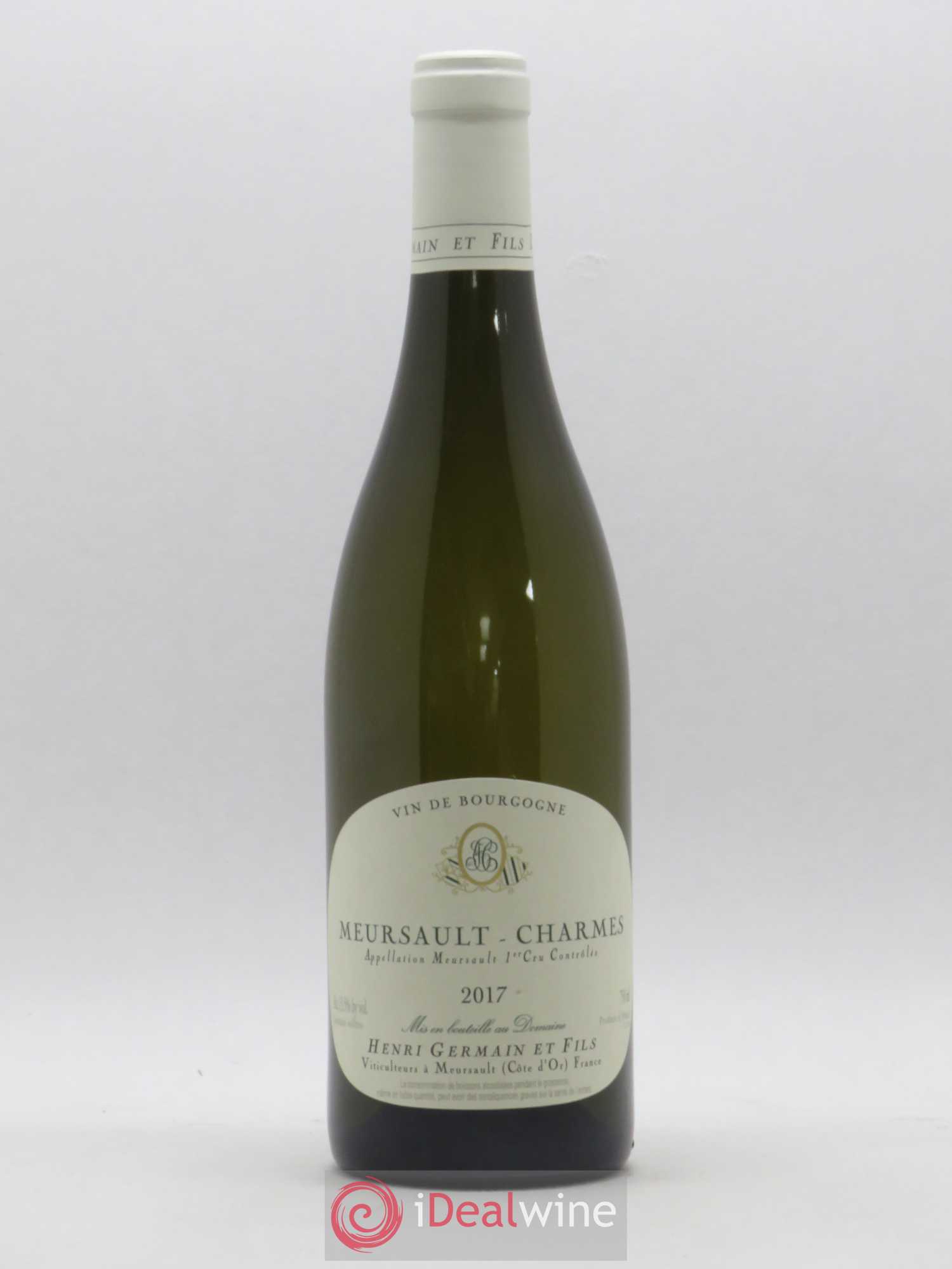 Meursault 1er Cru Charmes Henri Germain 2017 - Lot de 1 bouteille - 0