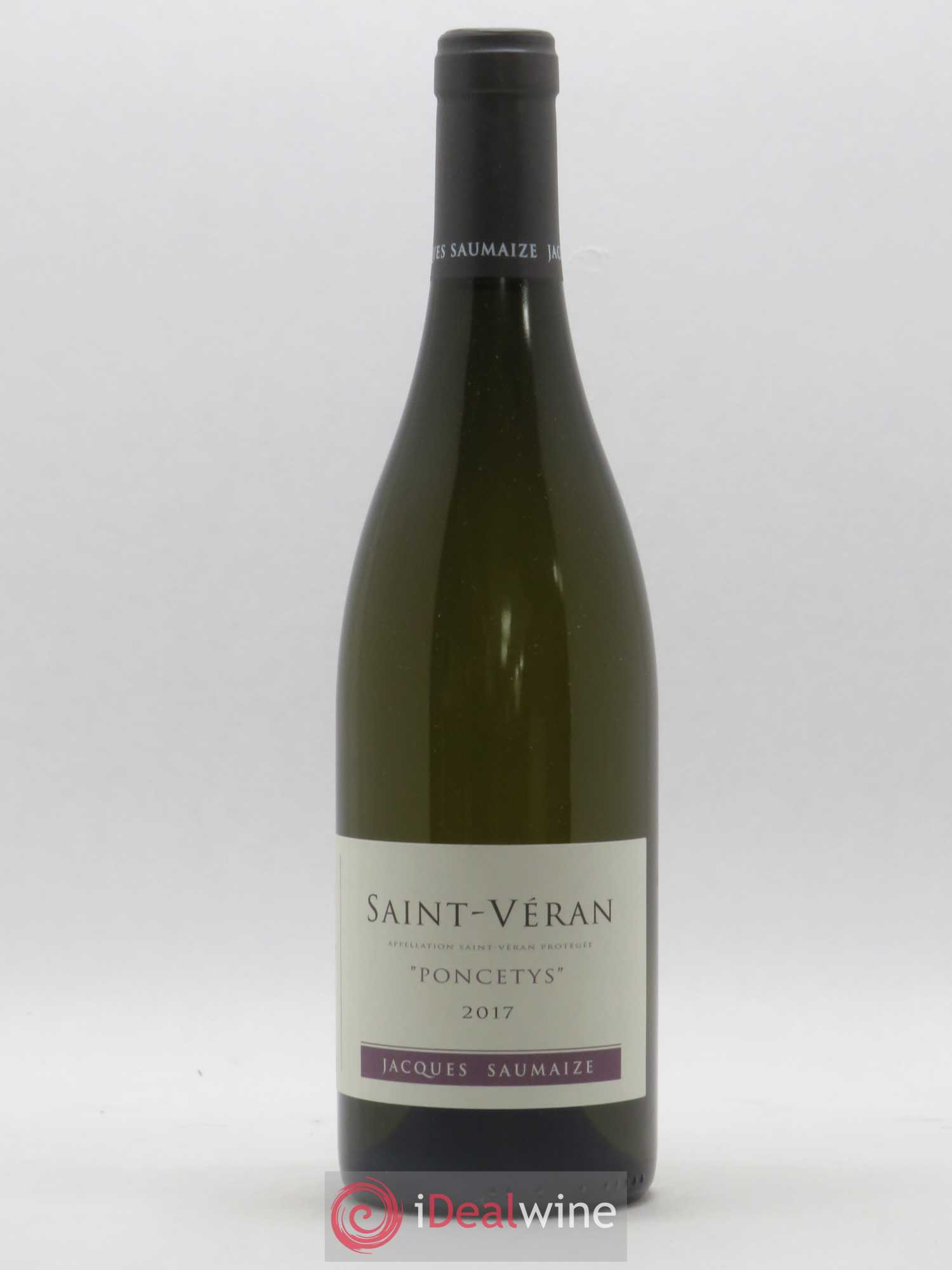 Saint-Véran Poncetys Jacques et Nathalie Saumaize 2017 - Lot de 1 bouteille - 0