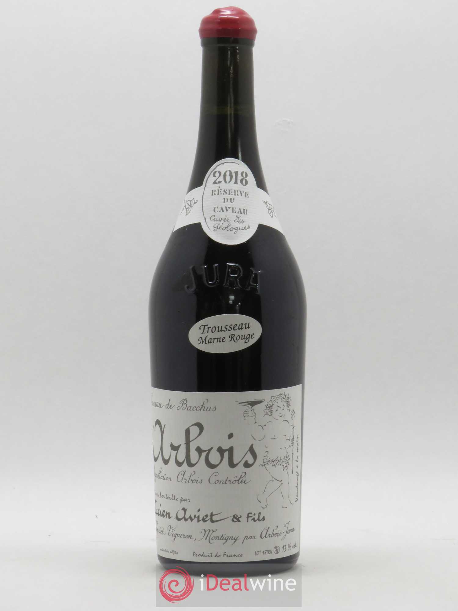 Arbois Trousseau Marne Rouge Cuvée des Géologues Lucien Aviet (Domaine) 2018 - Lot de 1 bouteille - 0