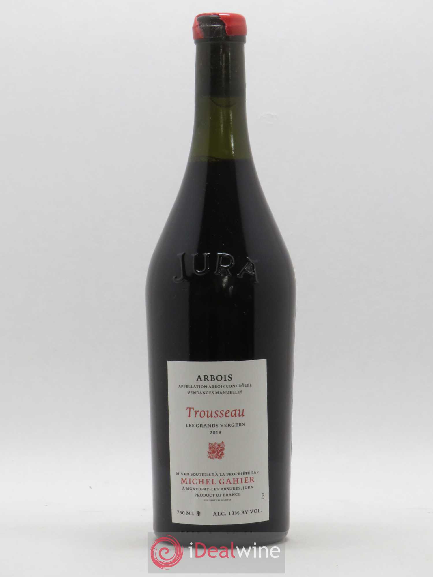 Arbois Les Grands Vergers Trousseau Domaine Michel Gahier 2018 - Posten von 1 Flasche - 0