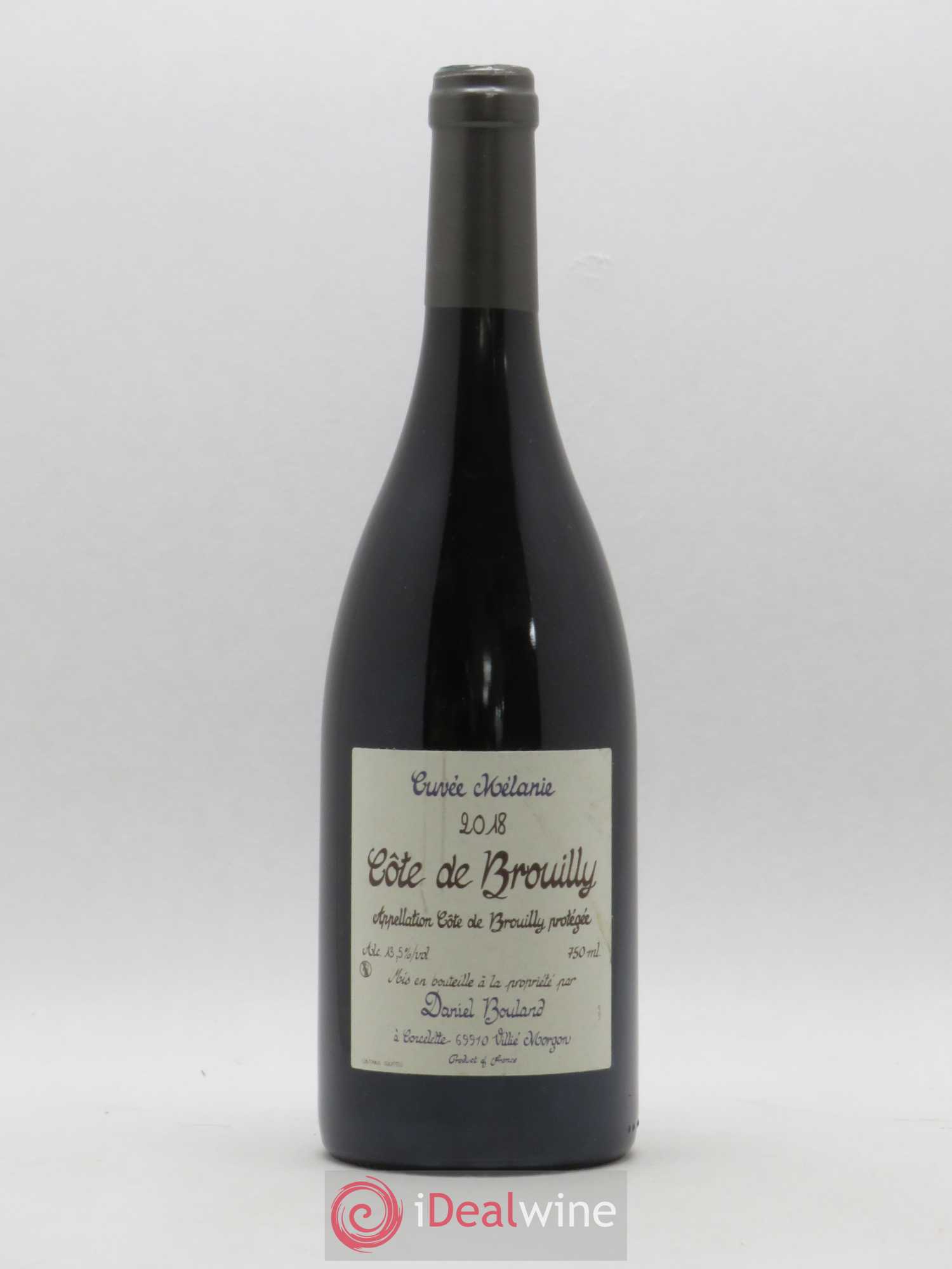 Côte de Brouilly Cuvée Mélanie Daniel Bouland (Domaine) 2018 - Lot de 1 bouteille - 0