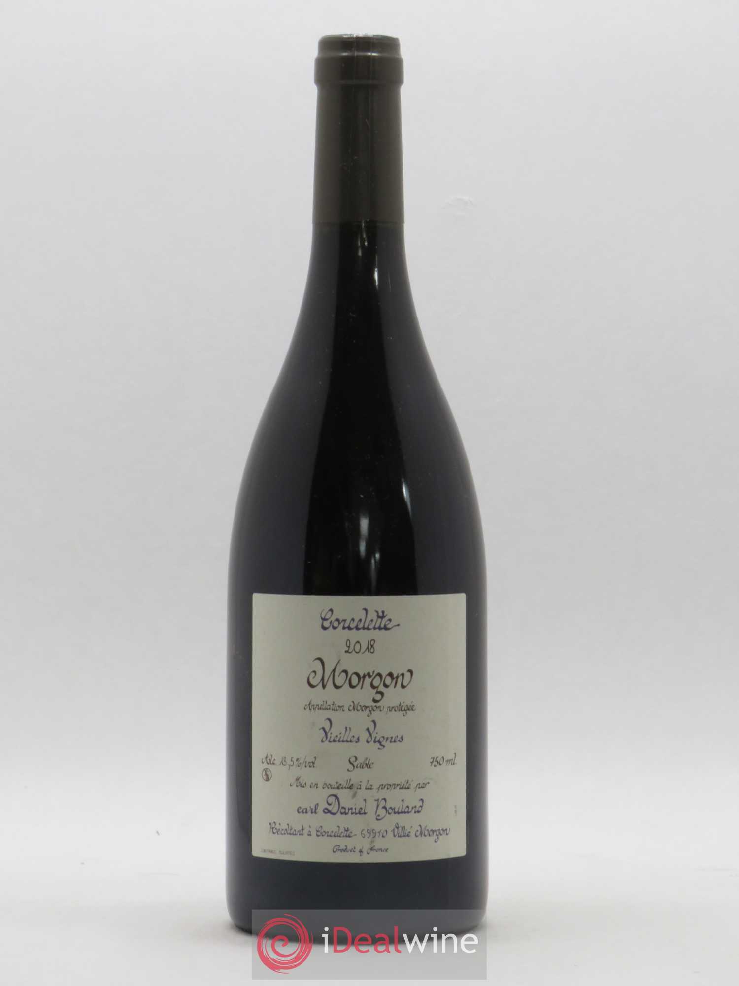 Morgon Corcelette Vieilles Vignes Daniel Bouland (Domaine) 2018 - Lot de 1 bouteille - 0
