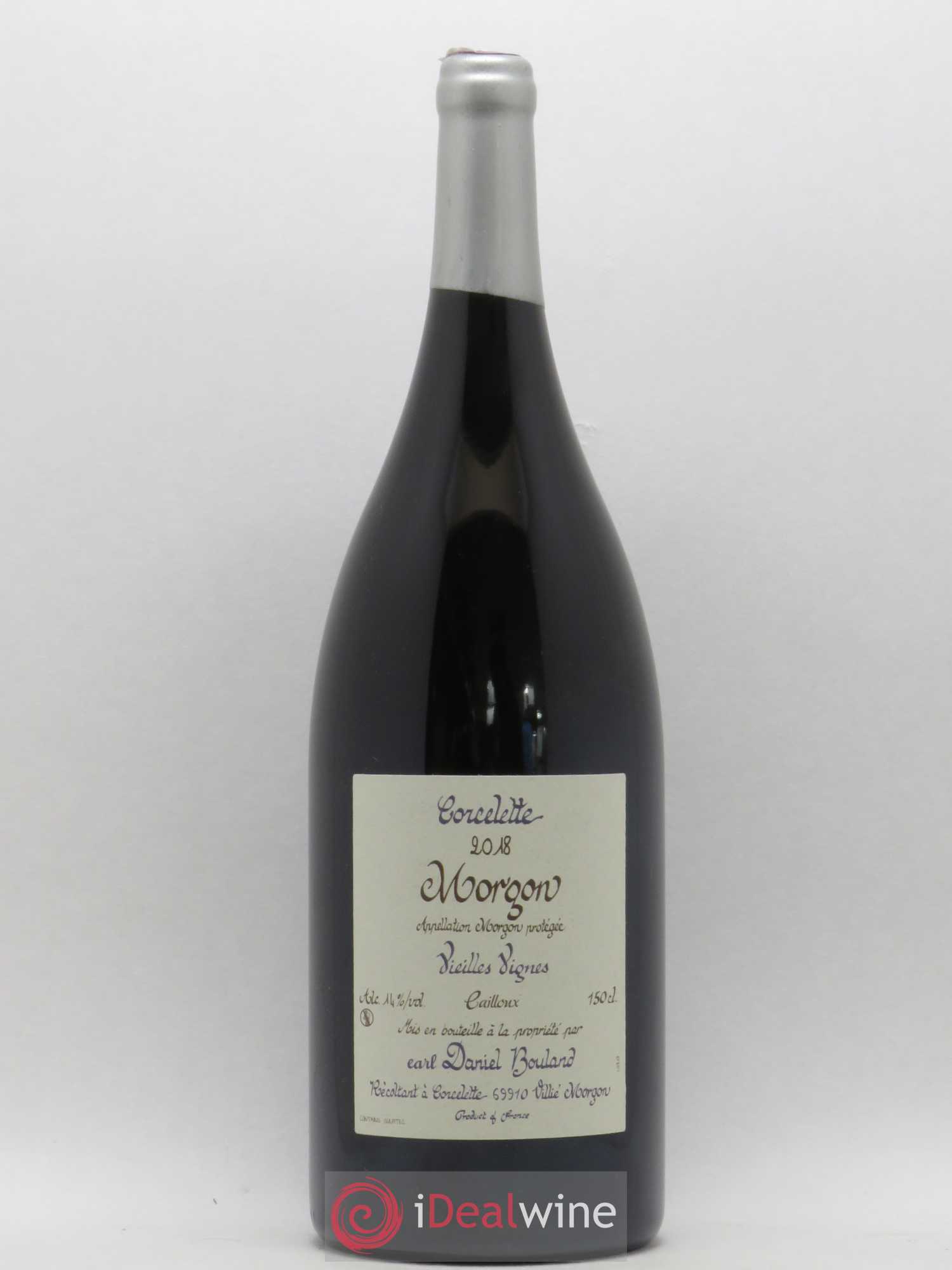 Morgon Corcelette Vieilles Vignes Daniel Bouland (Domaine) 2018 - Lot de 1 magnum - 0