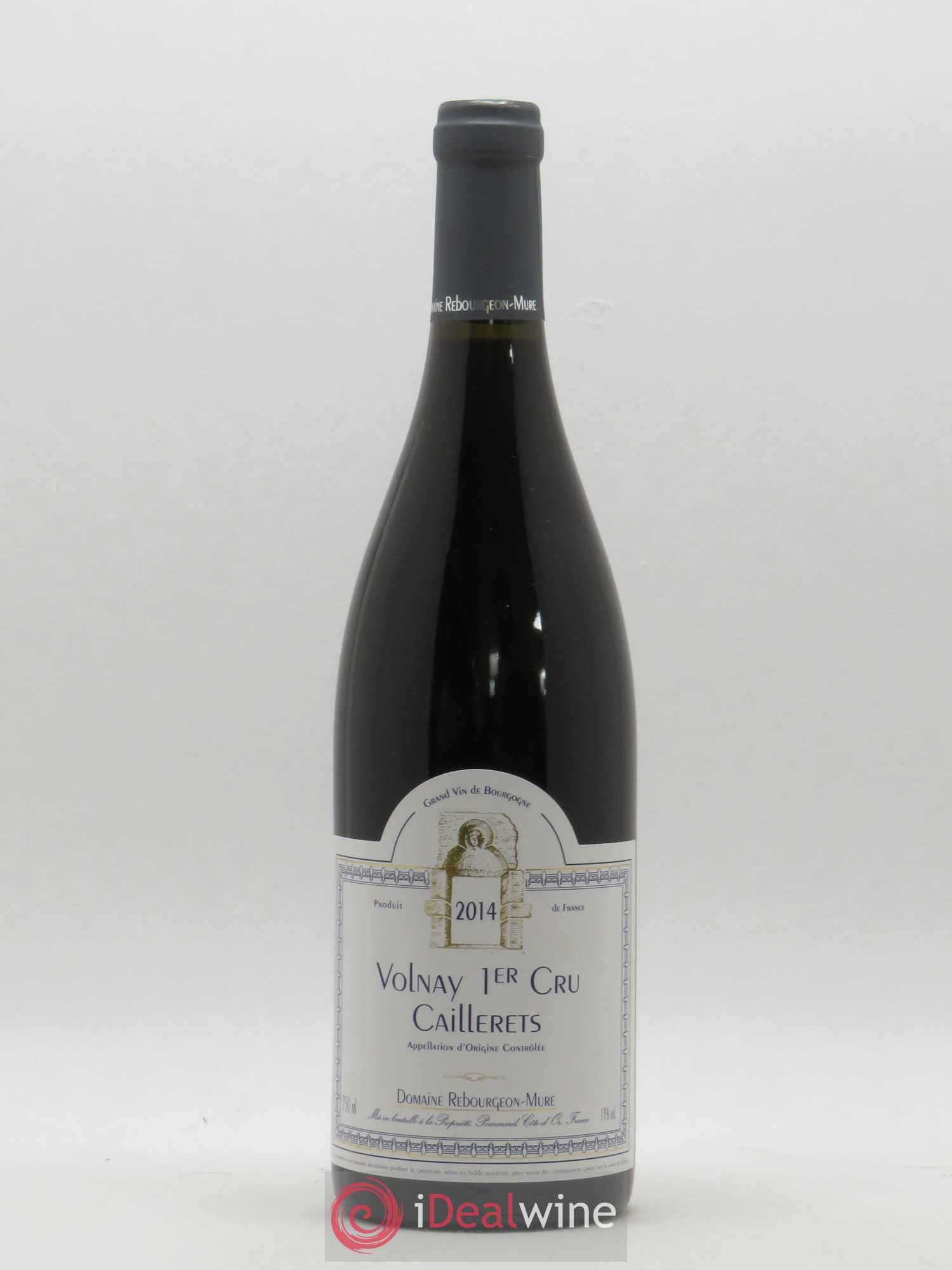 Volnay 1er Cru Caillerets Domaine Rebourgeon Mure 2014 - Lot de 1 bouteille - 0