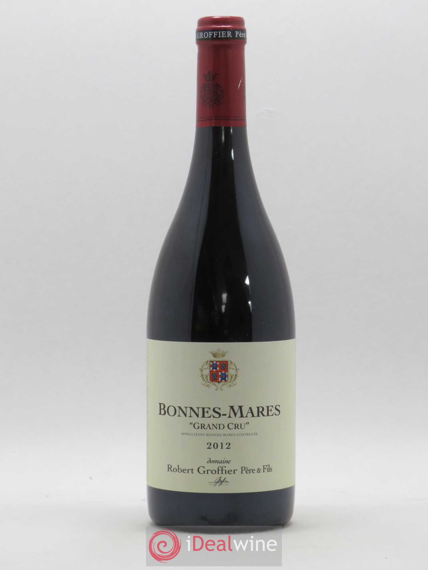 Bonnes-Mares Grand Cru Robert Groffier Père & Fils (Domaine) 2012 - Lot de 1 bouteille - 0