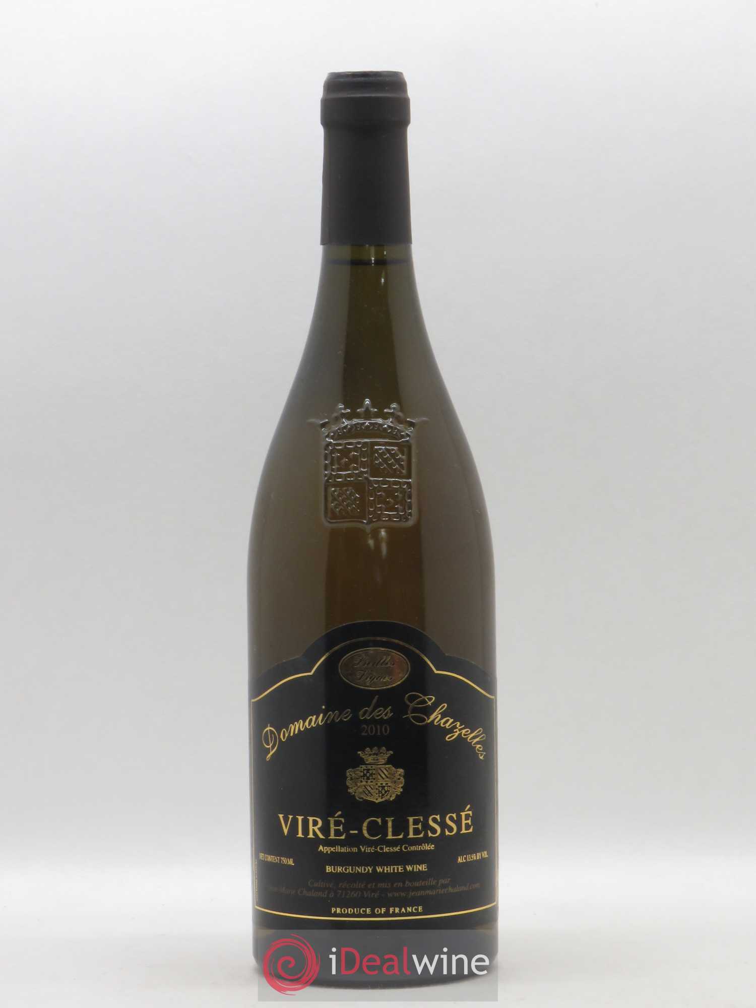 Viré-Clessé Domaine des Chazelles (sans prix de réserve) 2010 - Posten von 1 Flasche - 0