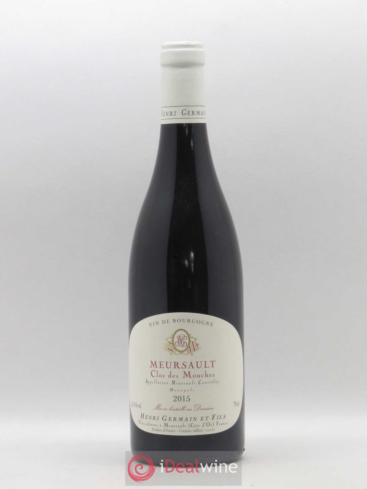 Meursault Clos des Mouches Henri Germain 2015 - Lot de 1 bouteille - 0